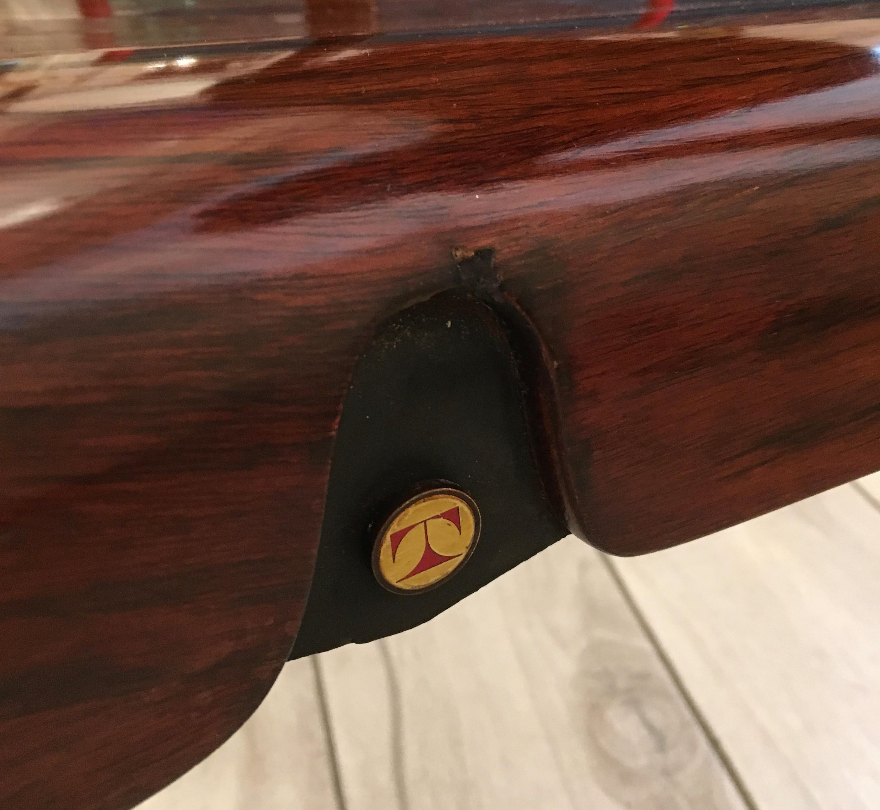 Rosewood and Black Lacquered 
