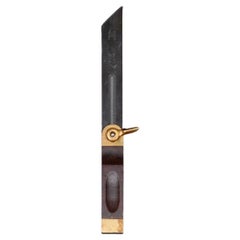 Stanley Kegel aus Rosenholz und Messing um 1920