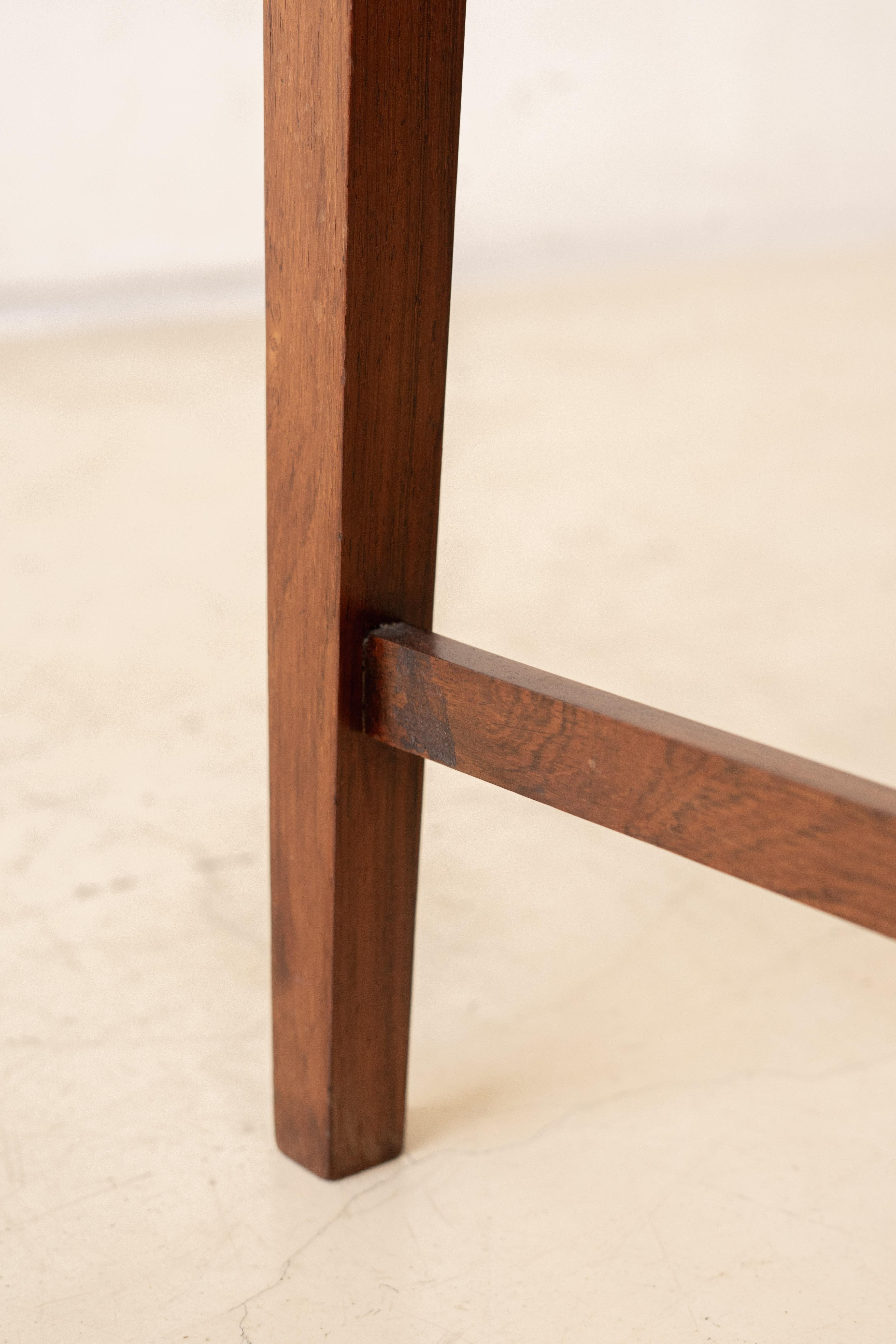 Rosewood and Cane Dining Chairs, M.L. Magalhães, 1960s, Midcentury Brazilian Bon état - En vente à New York, NY