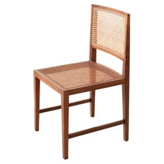 Rosewood and Cane Dining Chairs, M.L. Magalhães, 1960s, Midcentury Brazilian