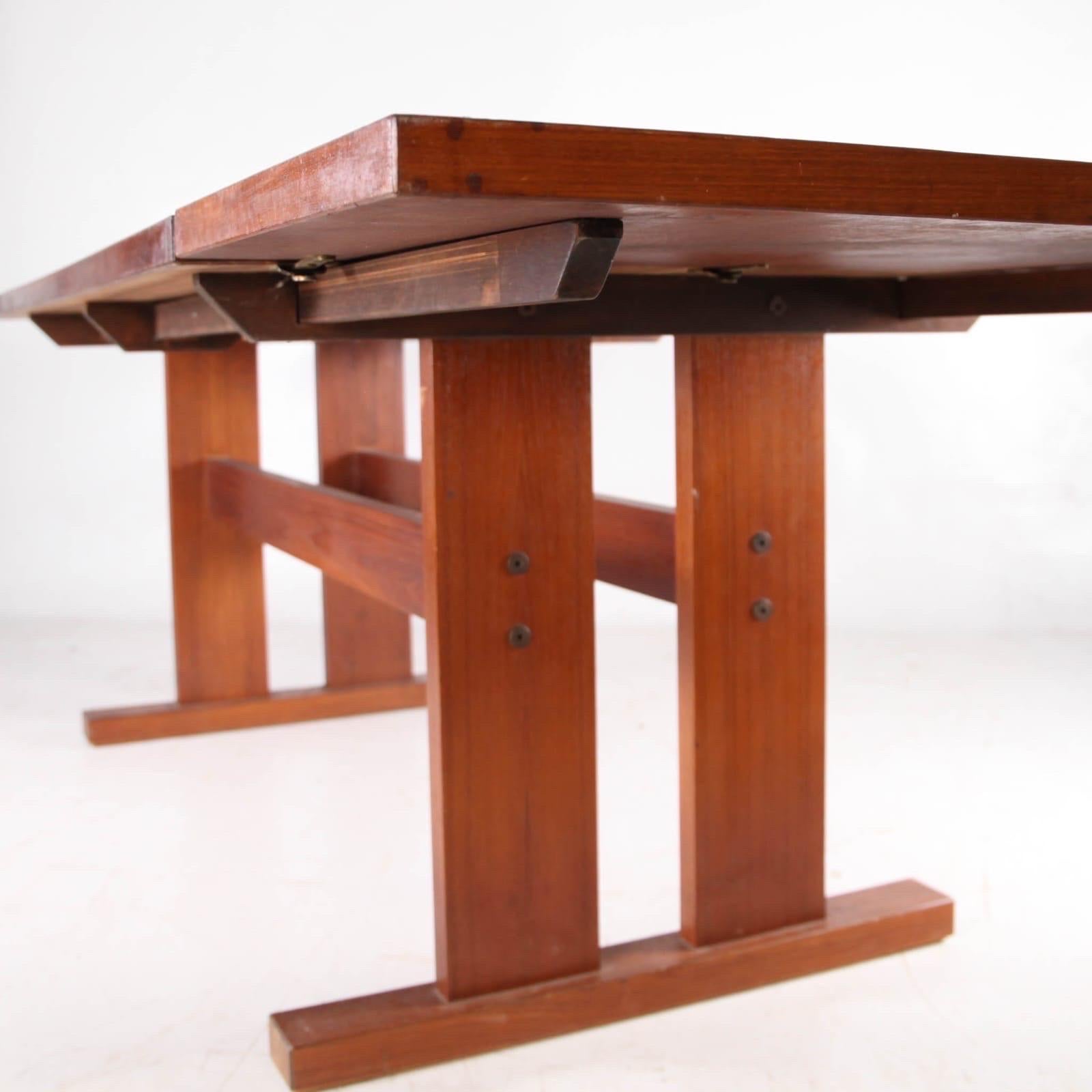 Table de salle à manger à rallonge en palissandre et céramique en vente 12