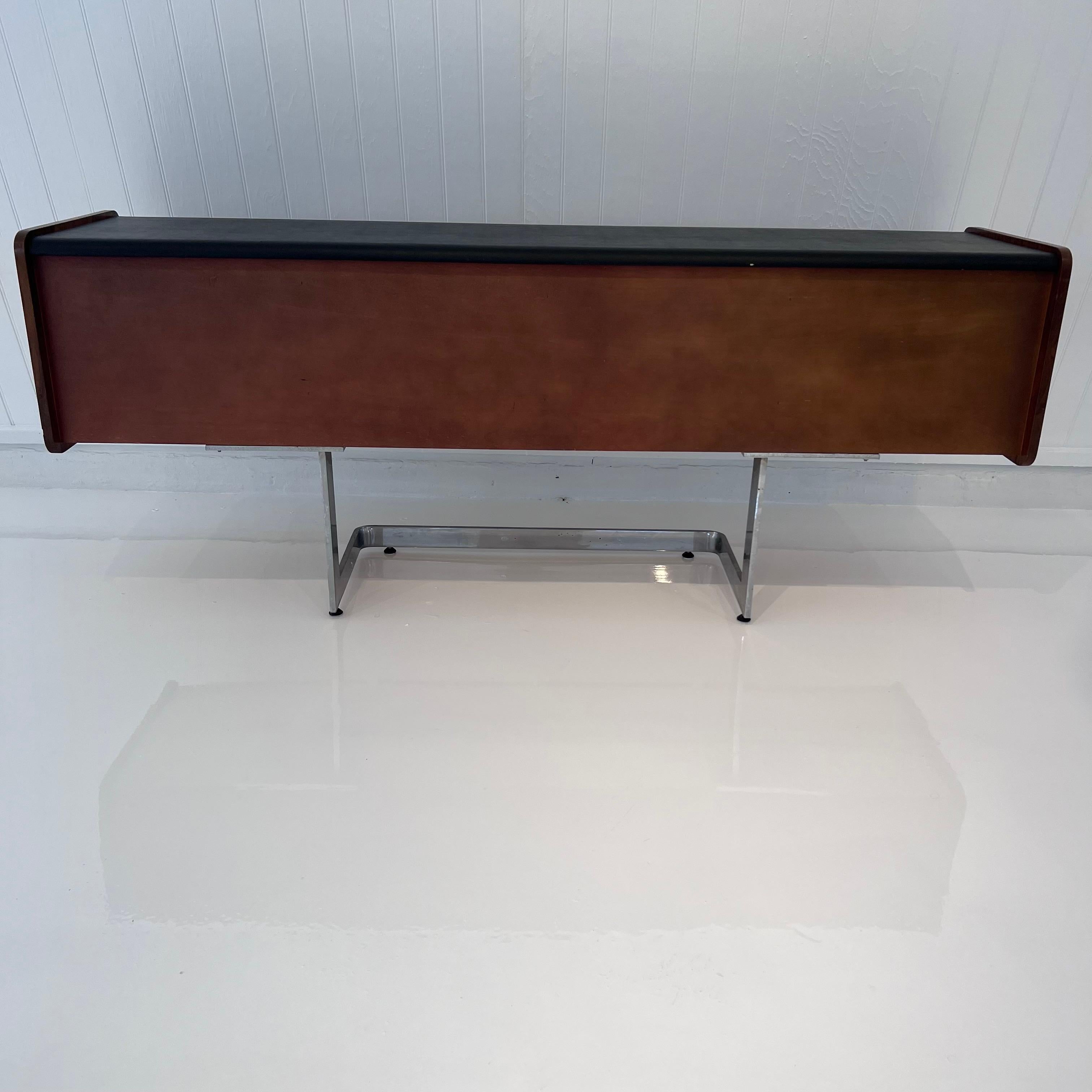 Rosewood and Chrome Floating Credenza by Ste. Marie & Laurent, 1970s Canada 11