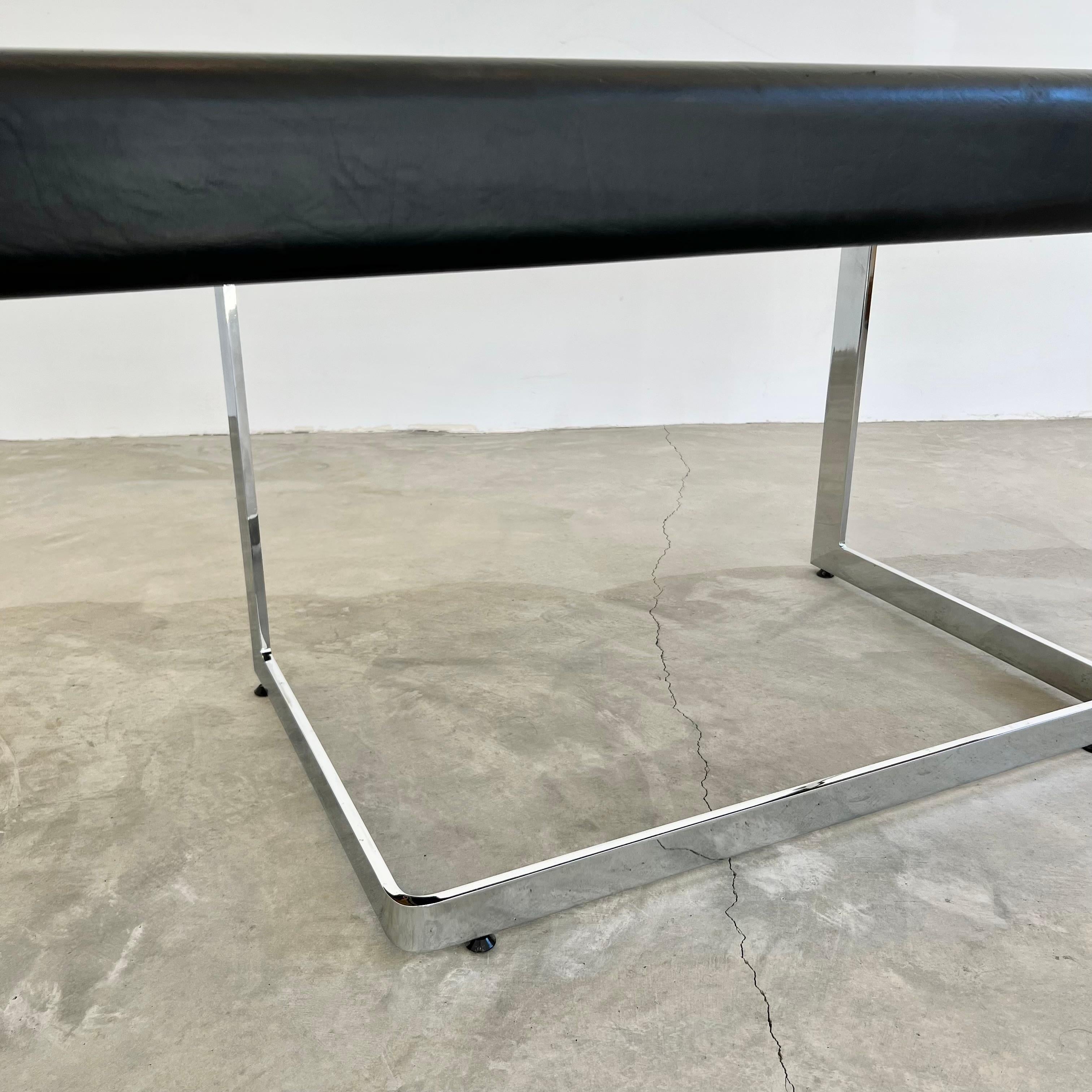 Rosewood and Chrome Floating Desk by Ste. Marie & Laurent, 1970s Canada 11