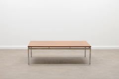 Rosewood and Crome Coffee Table 70s