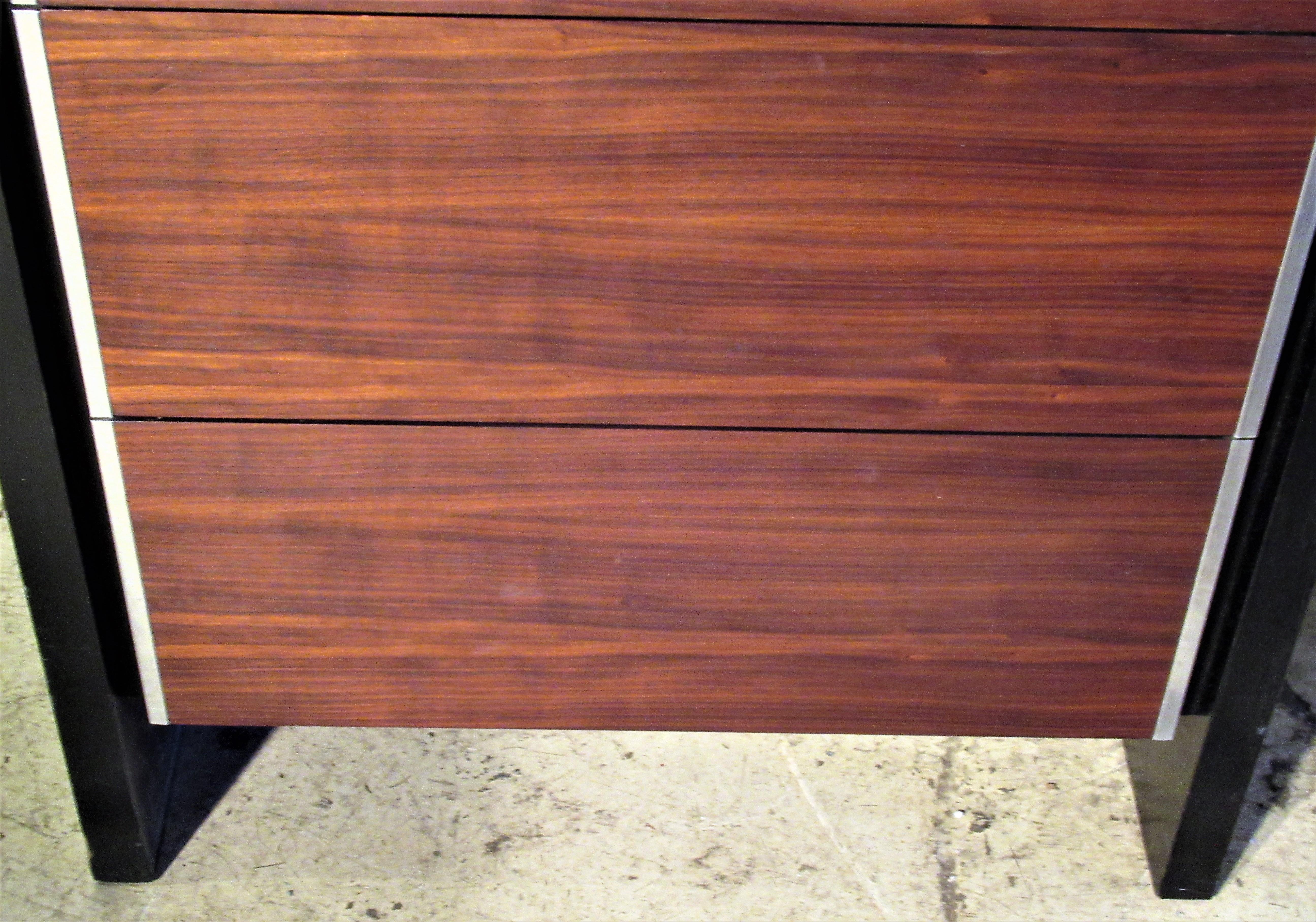 Rosewood and Ebonized Lingerie Chest by Glenn of California 4