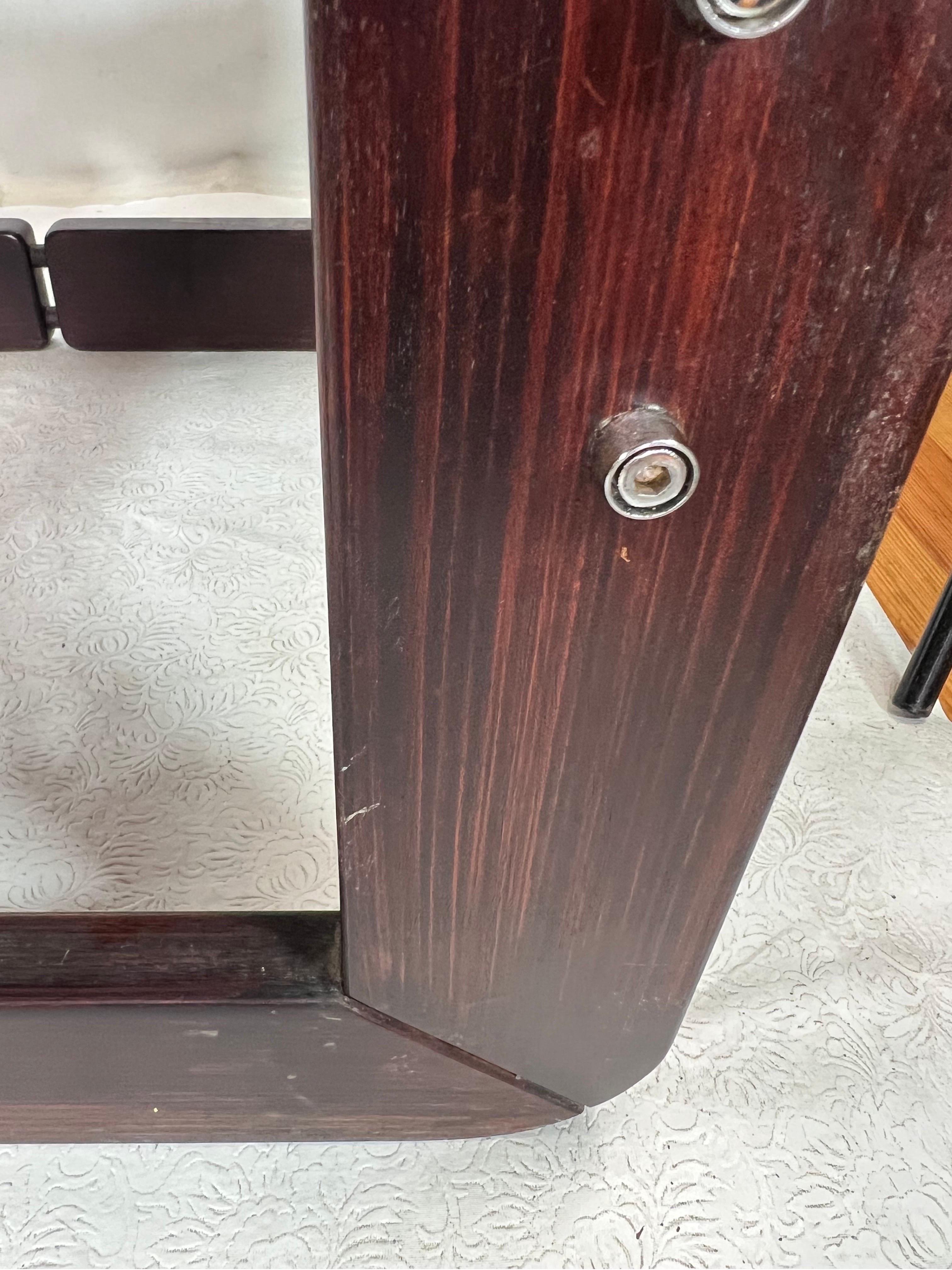 Rosewood and Laminate Top Side Tables by Percival Lafer, a Pair For Sale 6