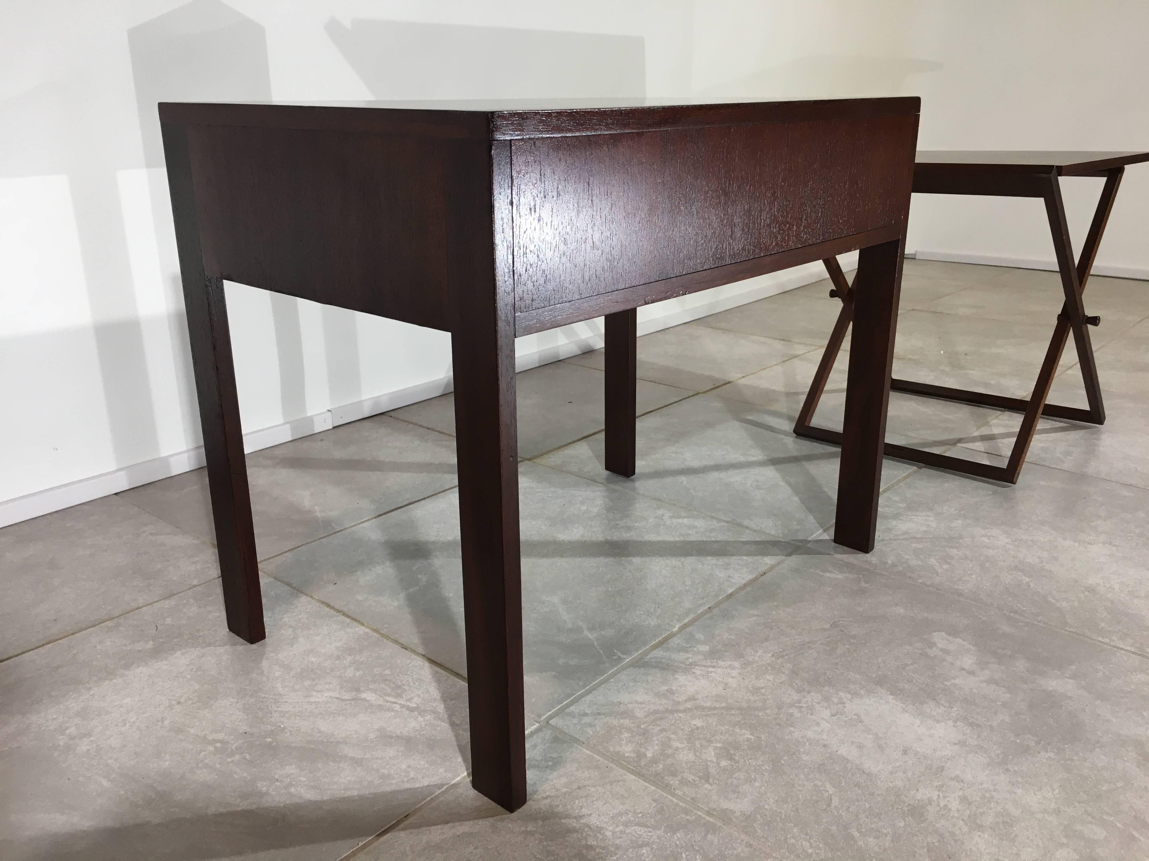 Rosewood and Oak Nesting Tables by Illum Wikkelsø for Silkeborg 2