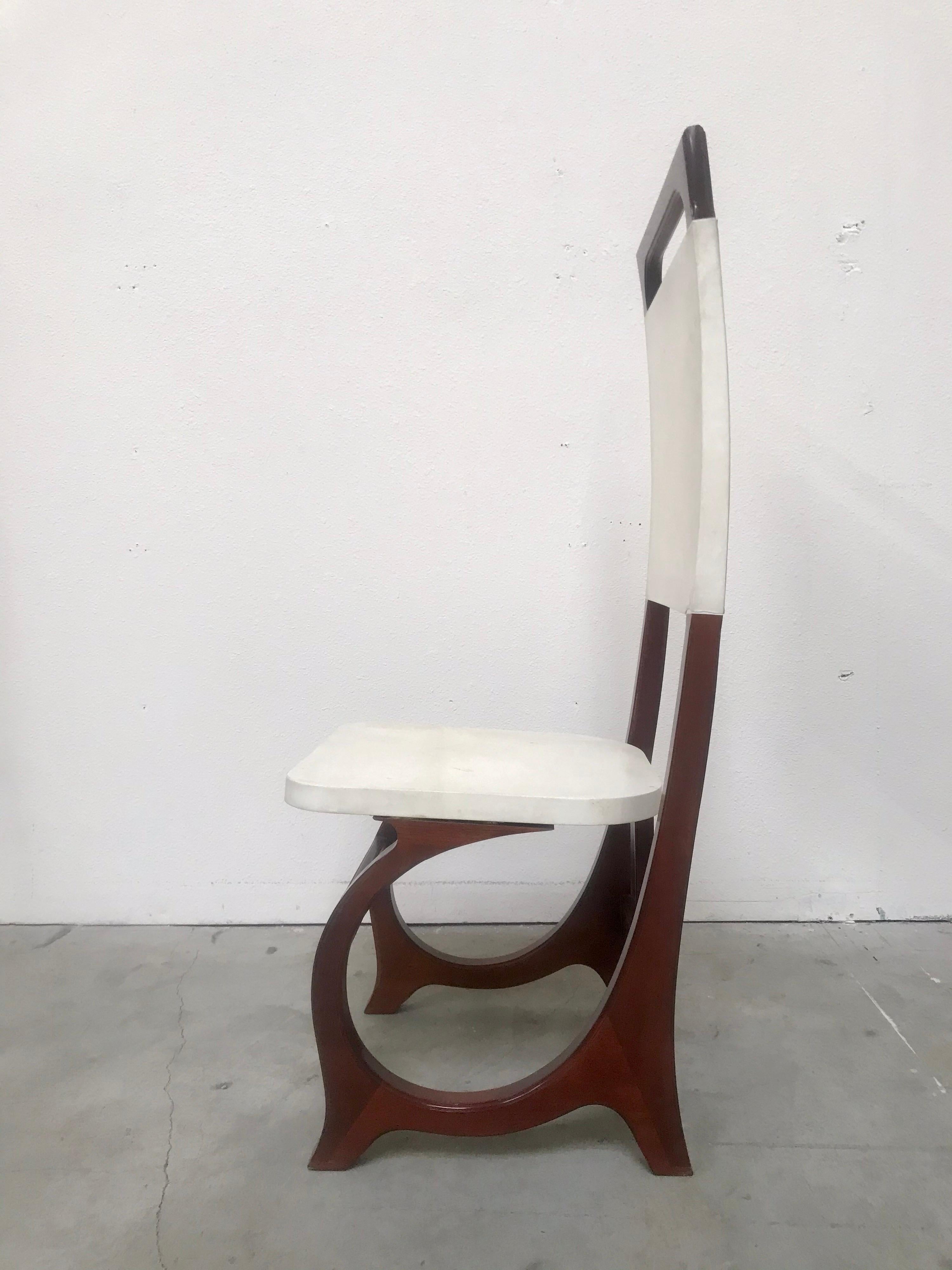 Modern Chair in-the-style Carlo Bugatti For Sale 4