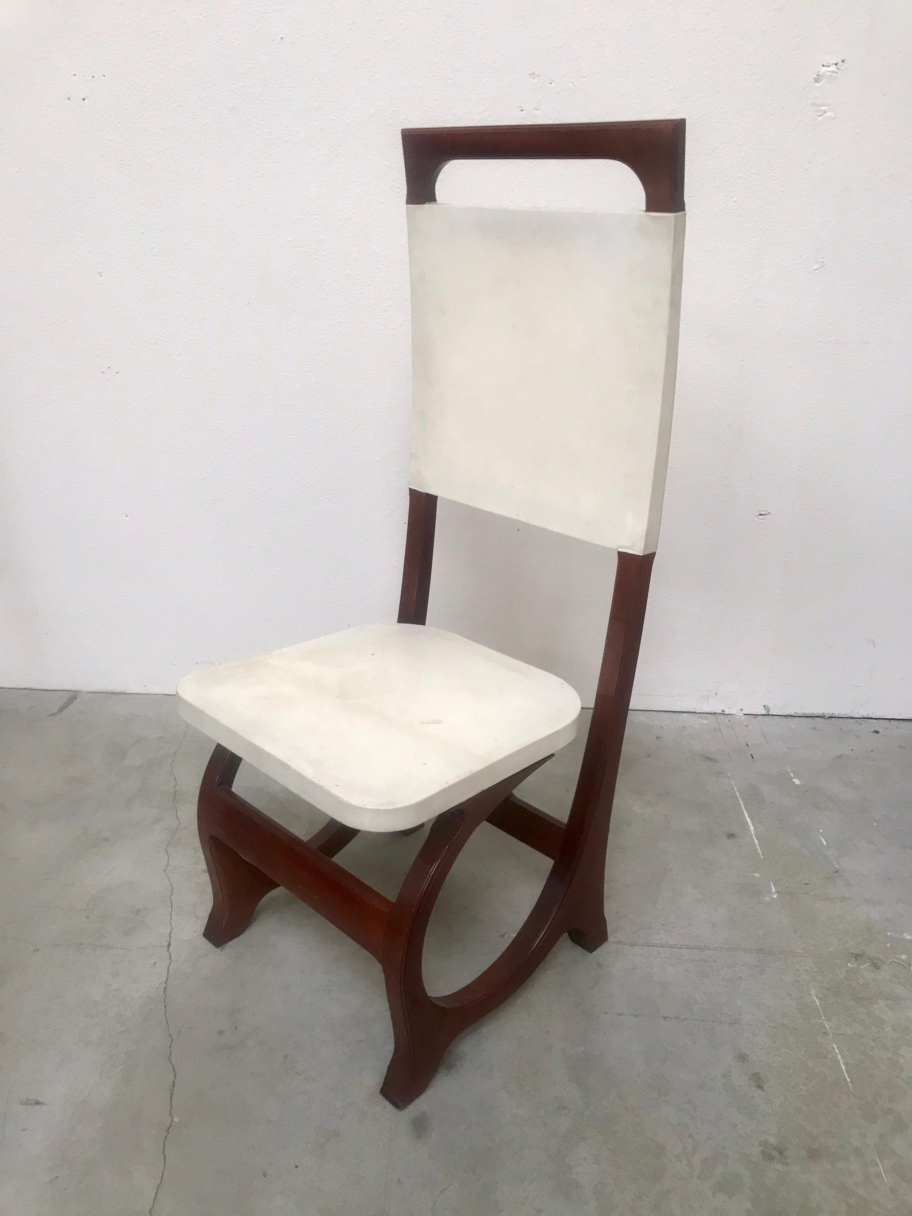 Modern Chair in-the-style Carlo Bugatti For Sale 1