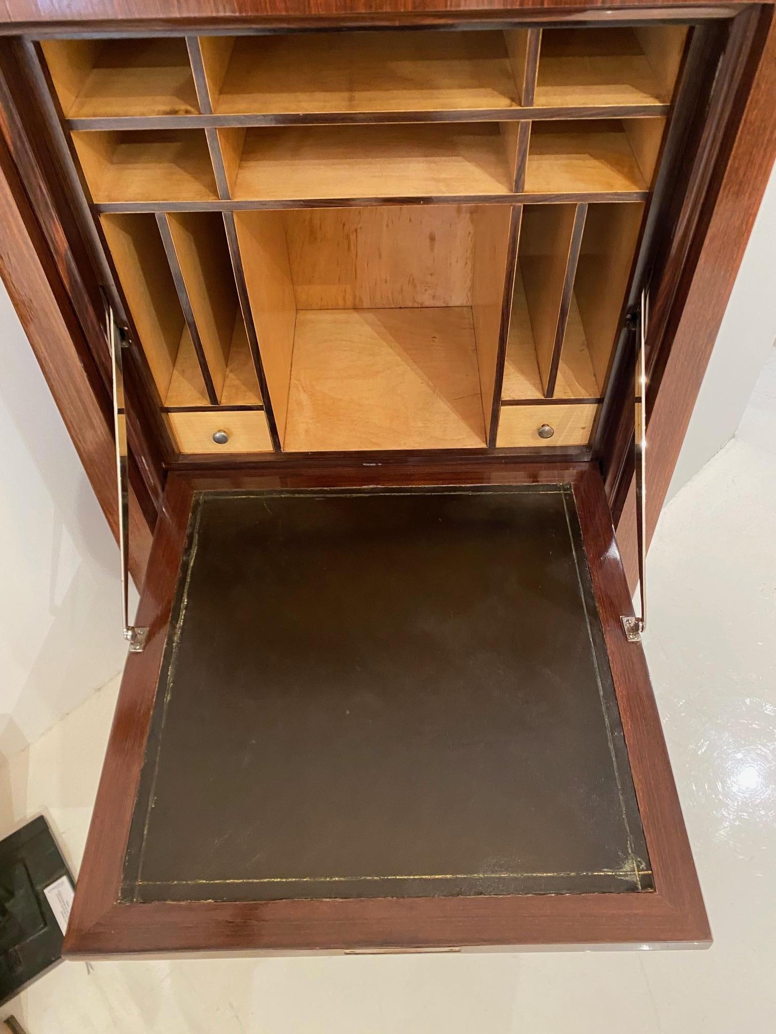 Rosewood and Shagreen Art Deco Cabinet For Sale 7