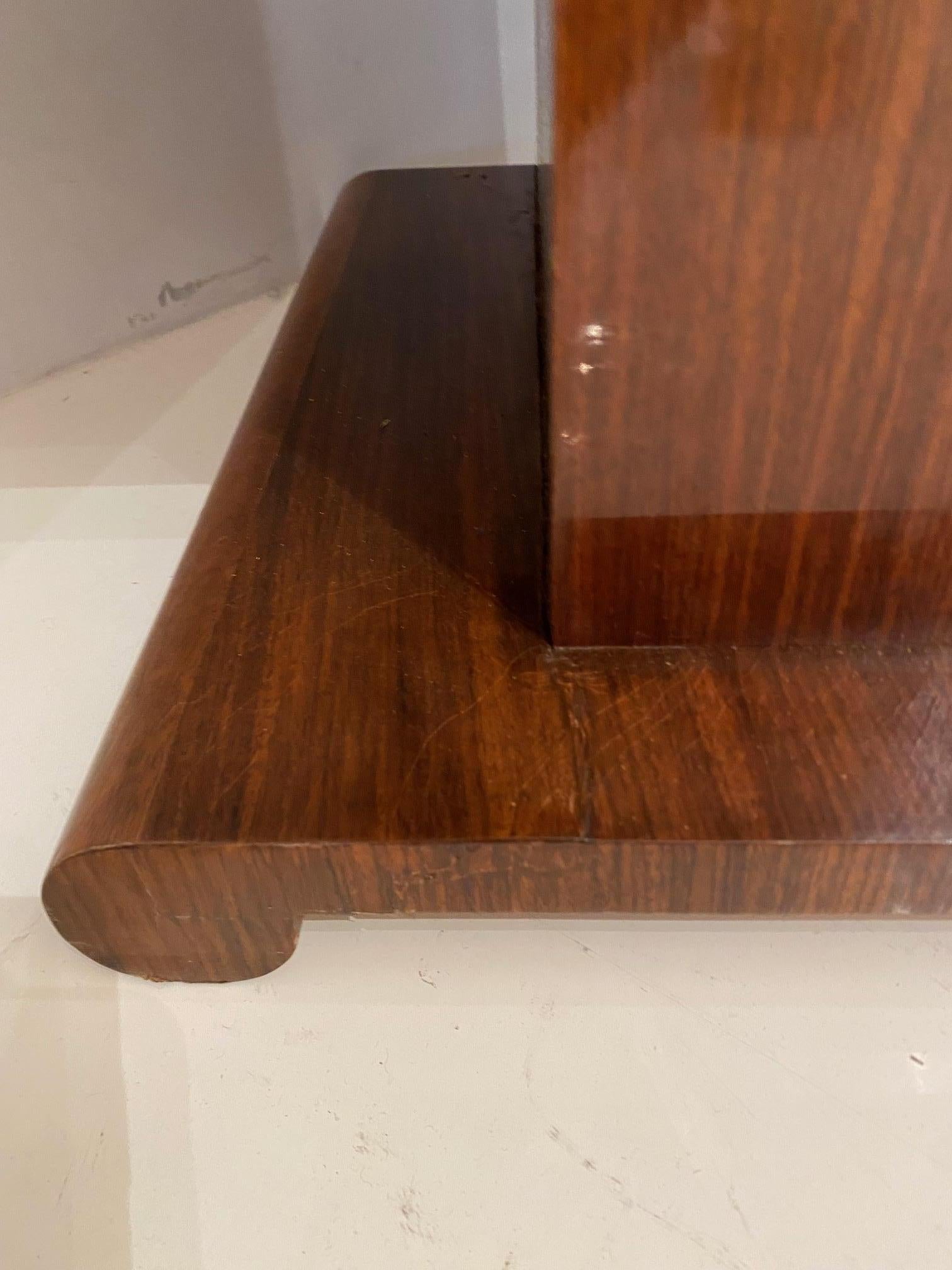 Rosewood and Shagreen Art Deco Cabinet For Sale 8