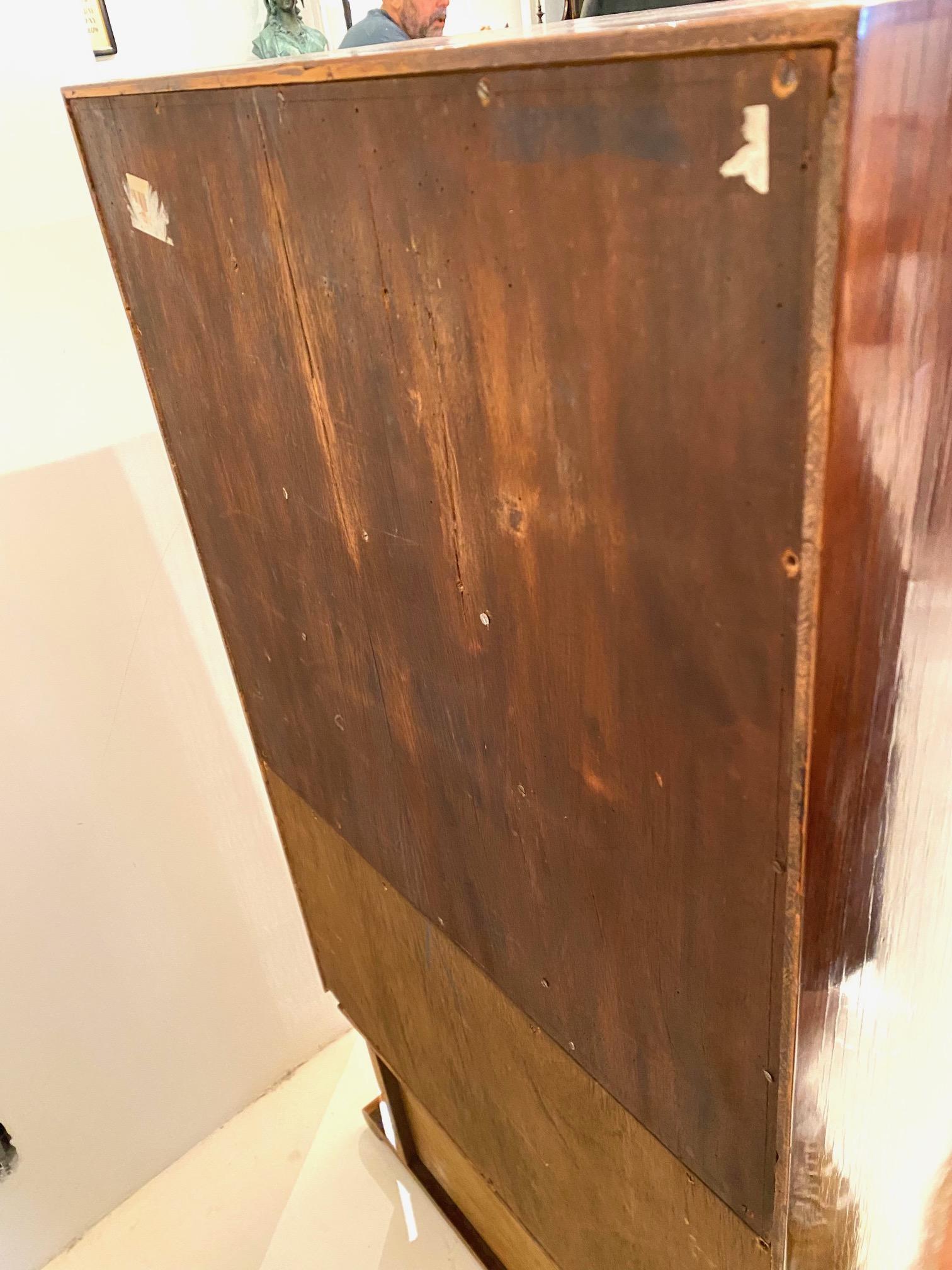 Rosewood and Shagreen Art Deco Cabinet For Sale 3