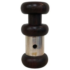 Rosewood and Silver Plated Pepper Mill by Jens Quistgaard for Dansk
