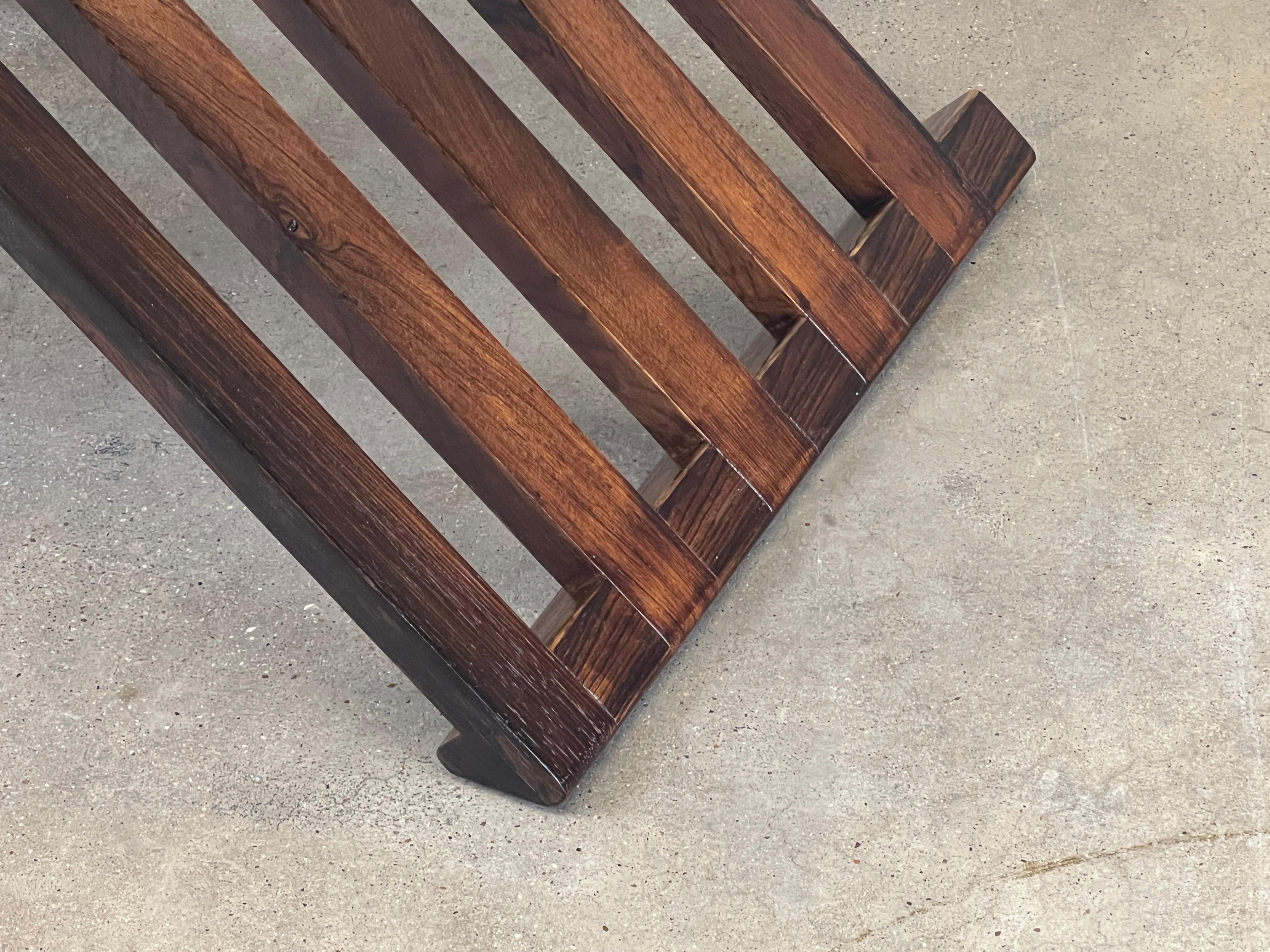 Table à base en X en bois de rose et pierre d'Edward Wormley pour Dunbar en vente 5