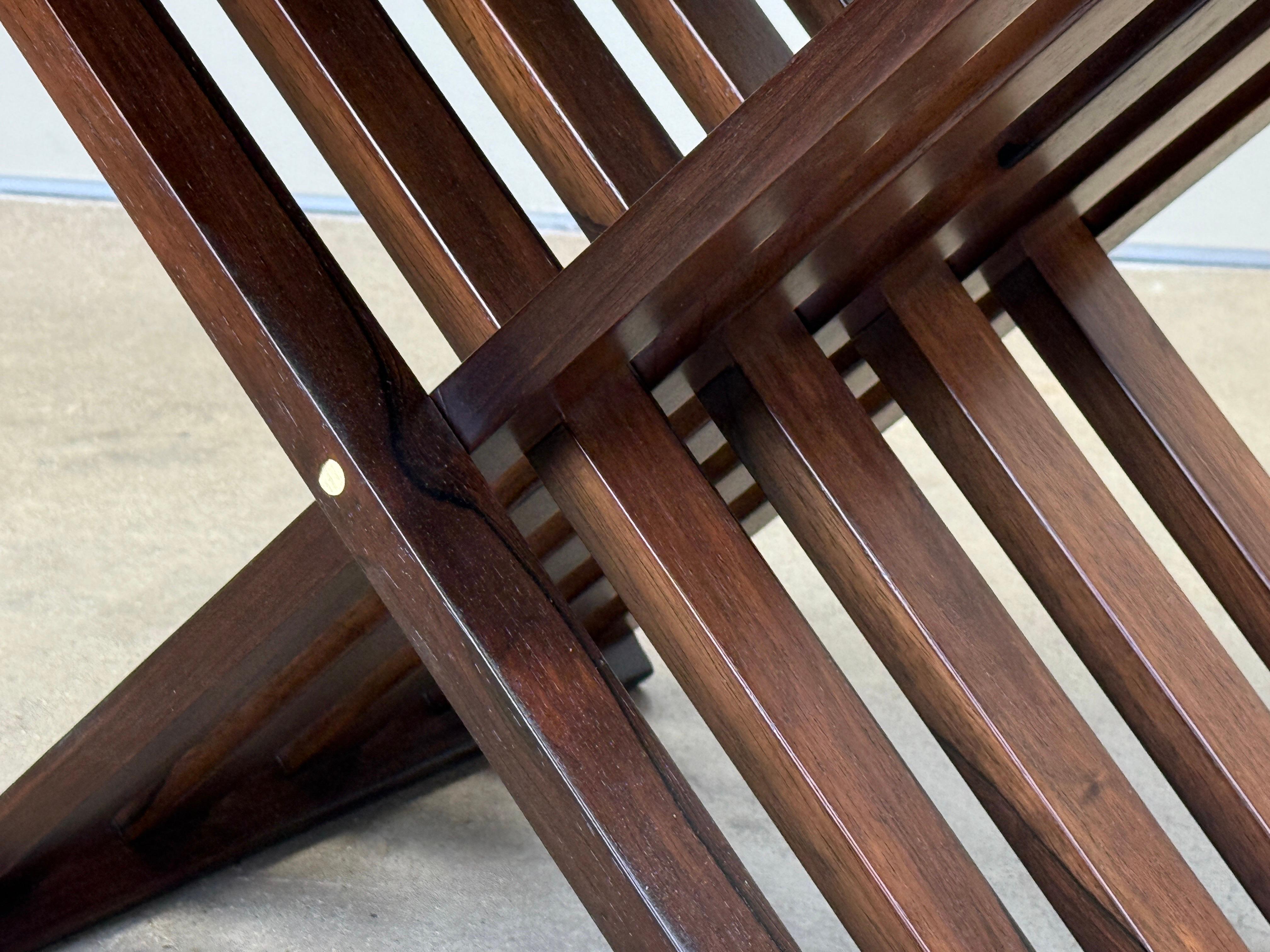 Rosewood and Walnut Table by Edward Wormley for Dunbar For Sale 2