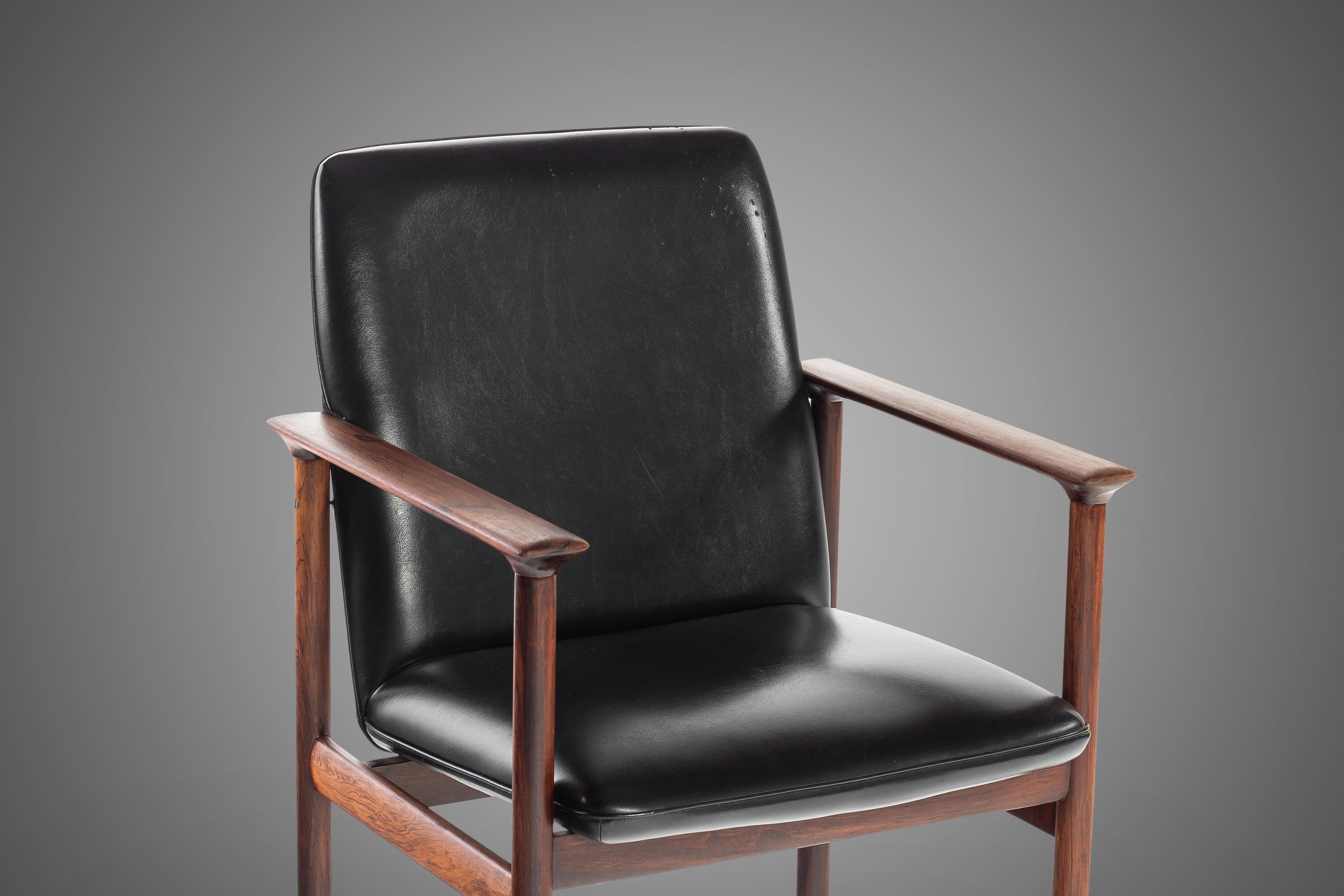Rosewood Arm / Lounge Chair by Sven Ivar Dysthe for Dokka Møbler, Norway For Sale 12