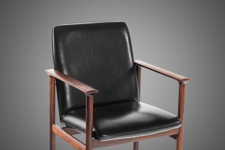 Rosewood Arm / Lounge Chair by Sven Ivar Dysthe for Dokka Møbler, Norway For Sale 13