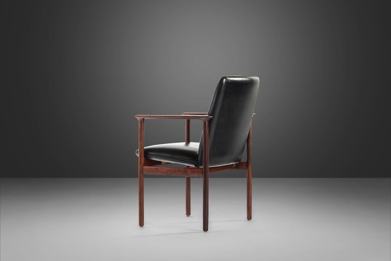 Scandinavian Modern Rosewood Arm / Lounge Chair by Sven Ivar Dysthe for Dokka Møbler, Norway For Sale