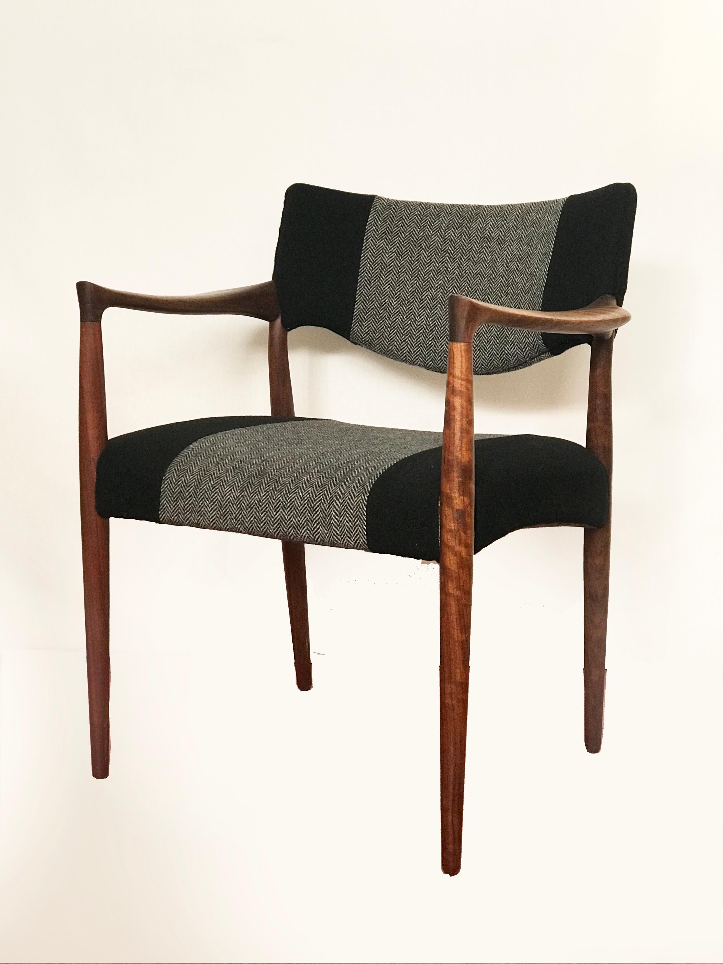 Mid-Century Modern Rosewood Armchair, 1960s For Sale