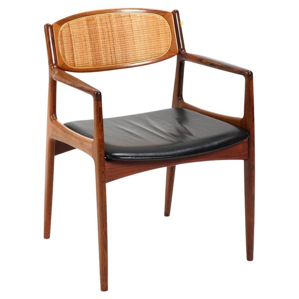 Rosewood armchair by Ib Kofod Larsen, design 1960's For Sale