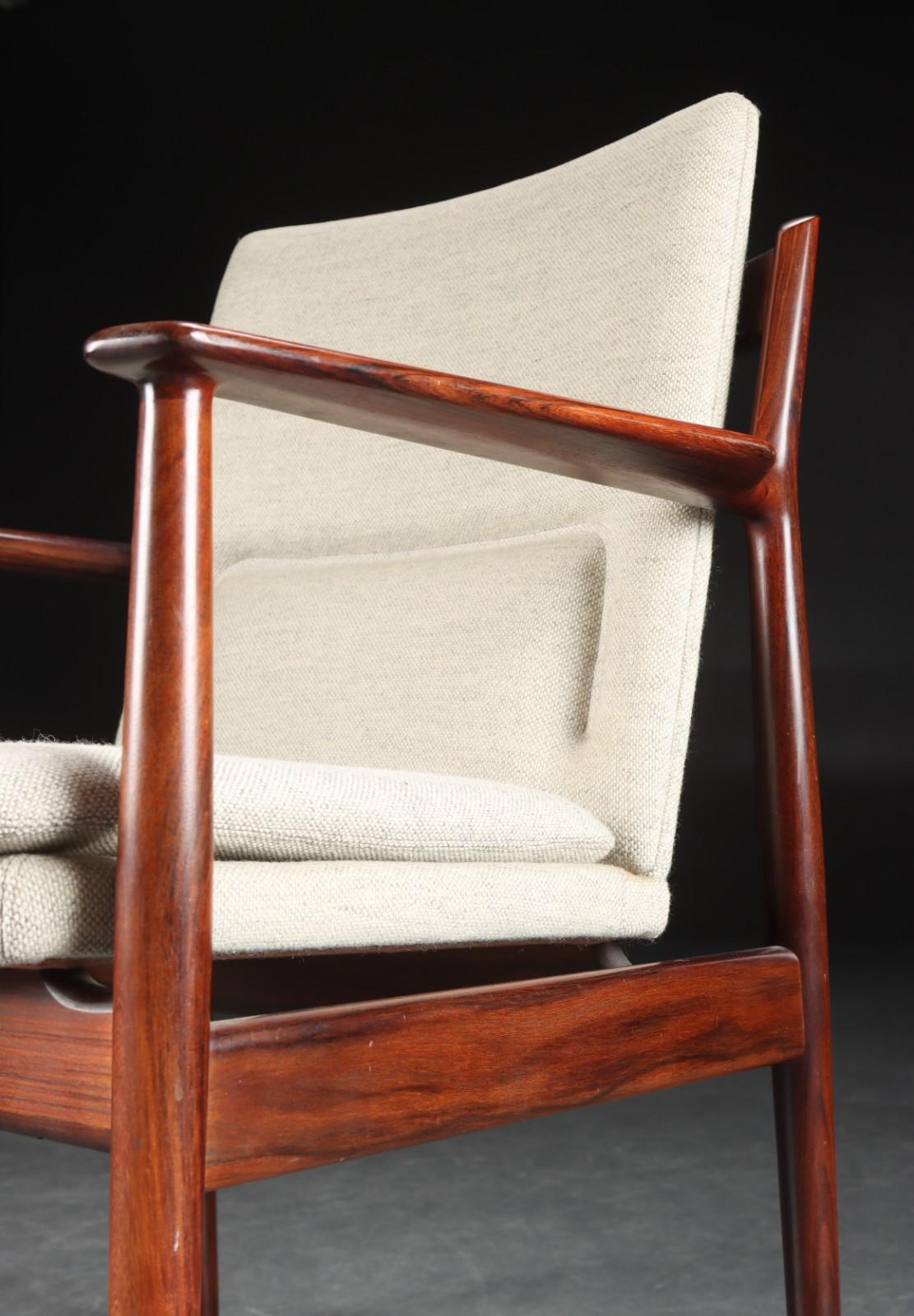 Mid-20th Century Rosewood Armchair, Mod. 431, by Arne Vodder for Sibast, Denmark, 1960s