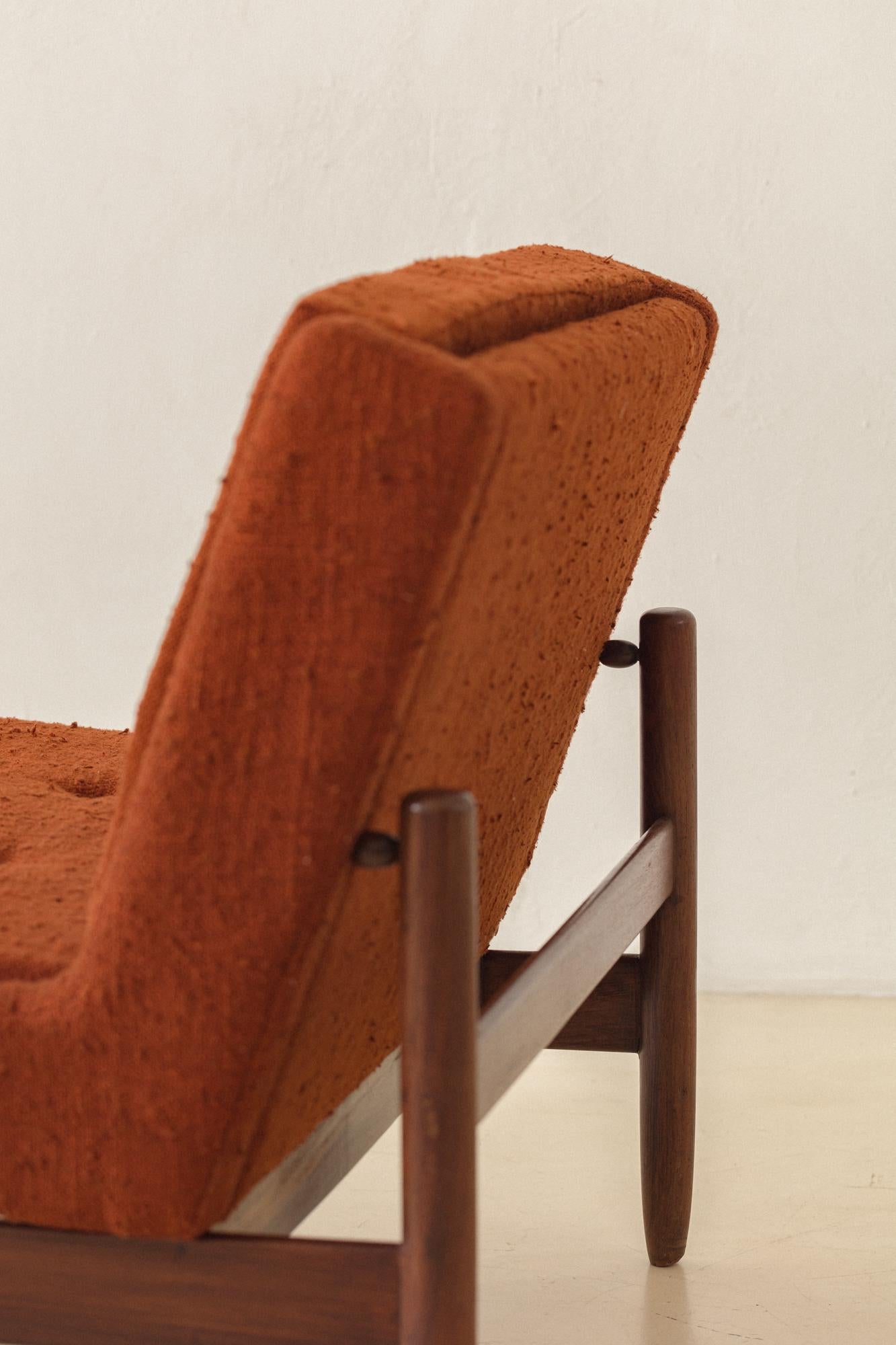 Rosewood Armchairs by Móveis Cantù, 1960s, Brazilian Midcentury For Sale 4