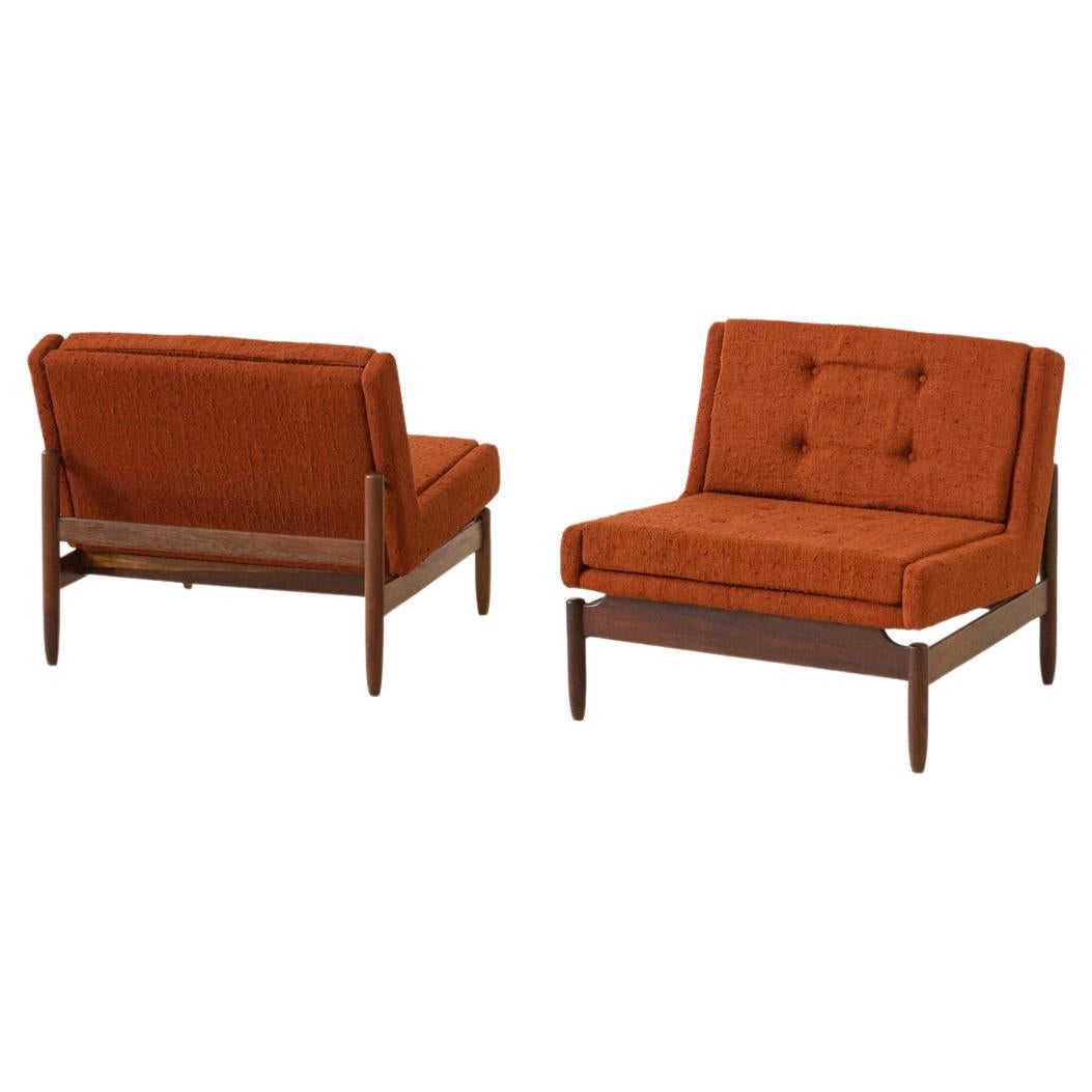 Rosewood Armchairs by Móveis Cantù, 1960s, Brazilian Midcentury