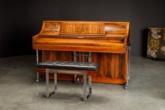 Rosewood 'Artist Spinet' Mid-Century Modern Piano by Kimball, c. 1960s, Signed