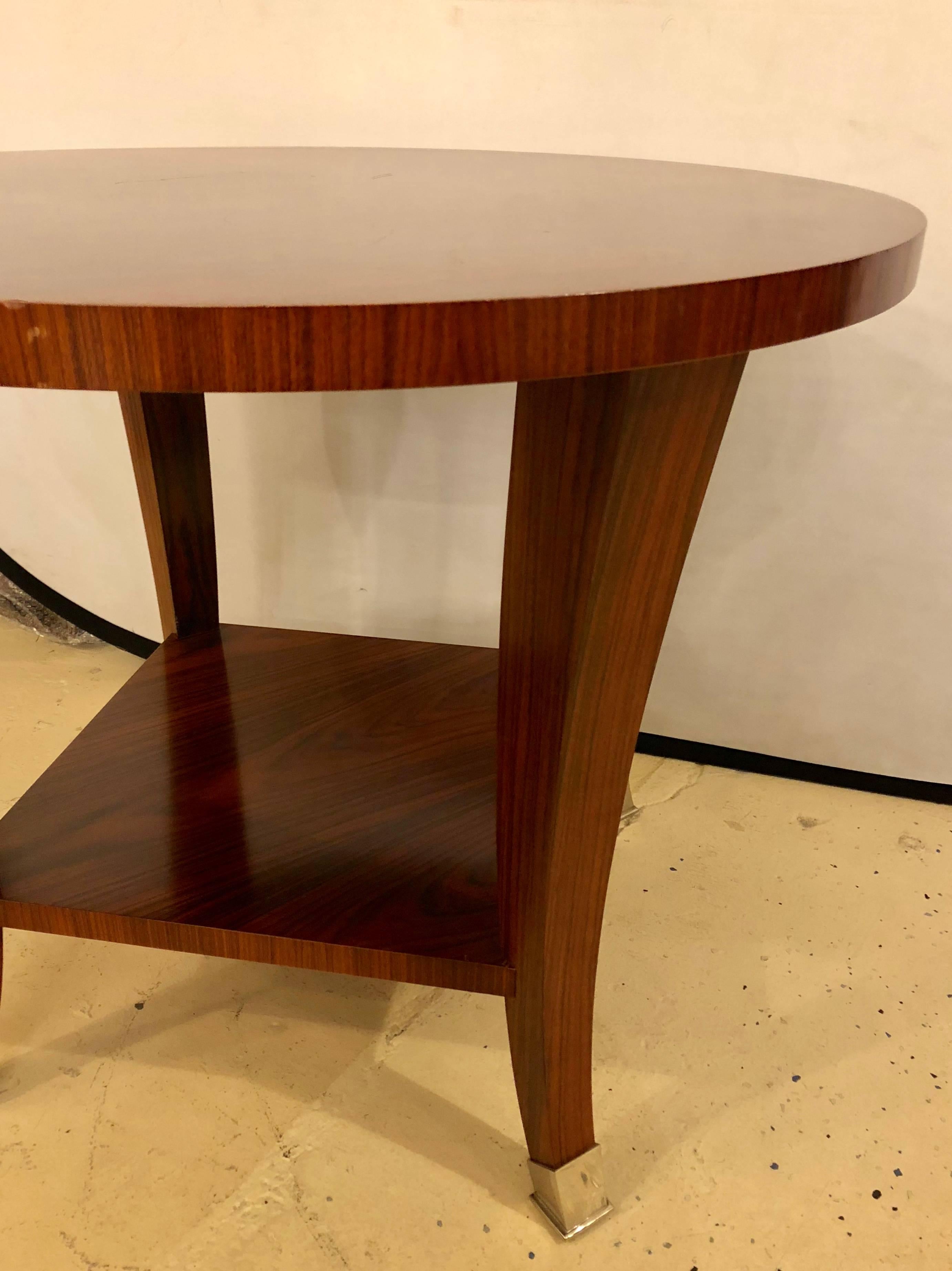 Rosewood Baker End or Lamp Table Designed by Barbard Barry 4