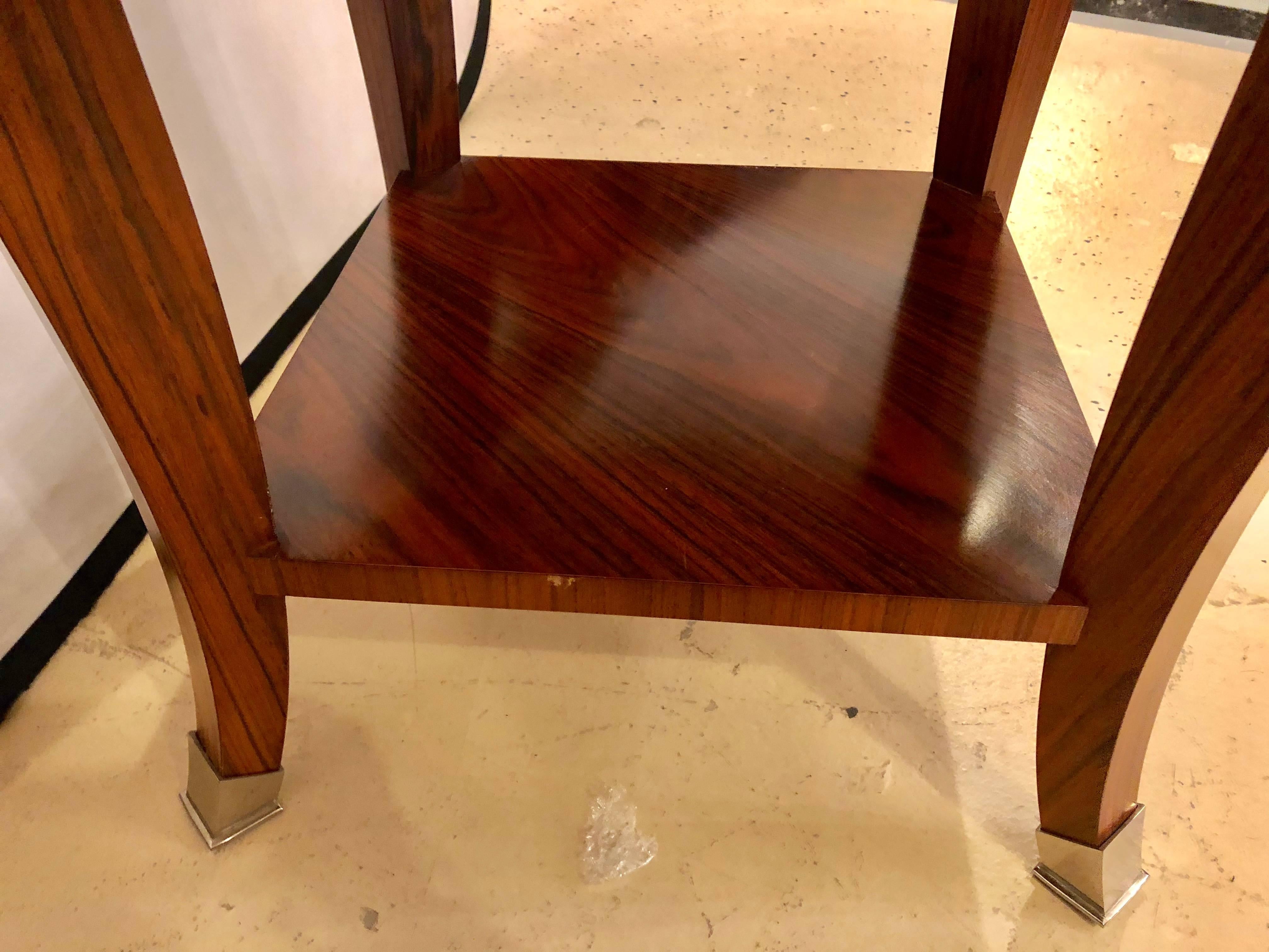 American Rosewood Baker End or Lamp Table Designed by Barbard Barry