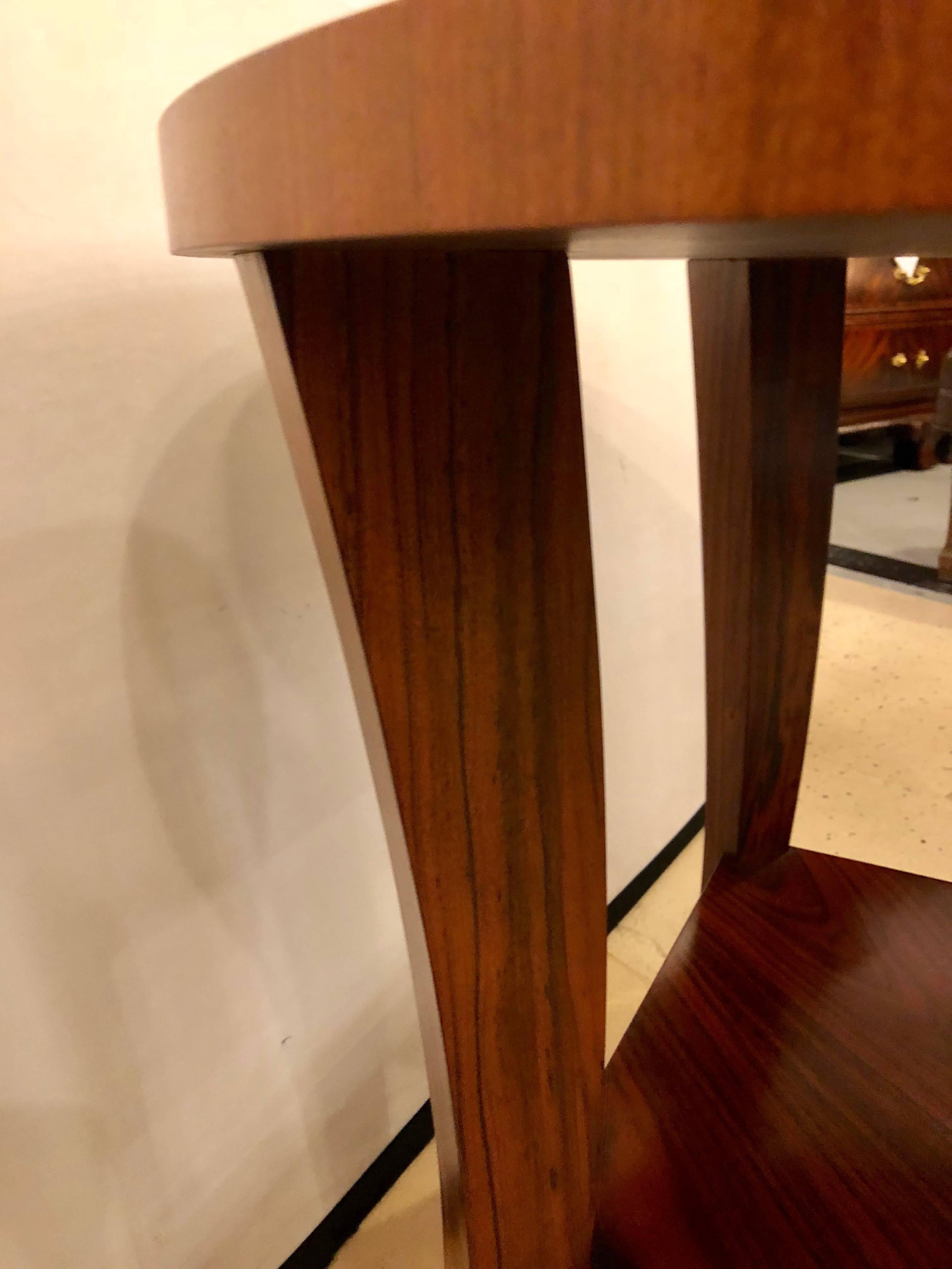 Rosewood Baker End or Lamp Table Designed by Barbard Barry 1