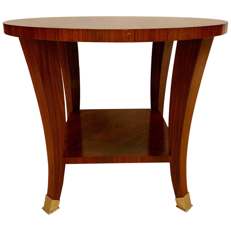 Rosewood Baker End or Lamp Table Designed by Barbard Barry For Sale at