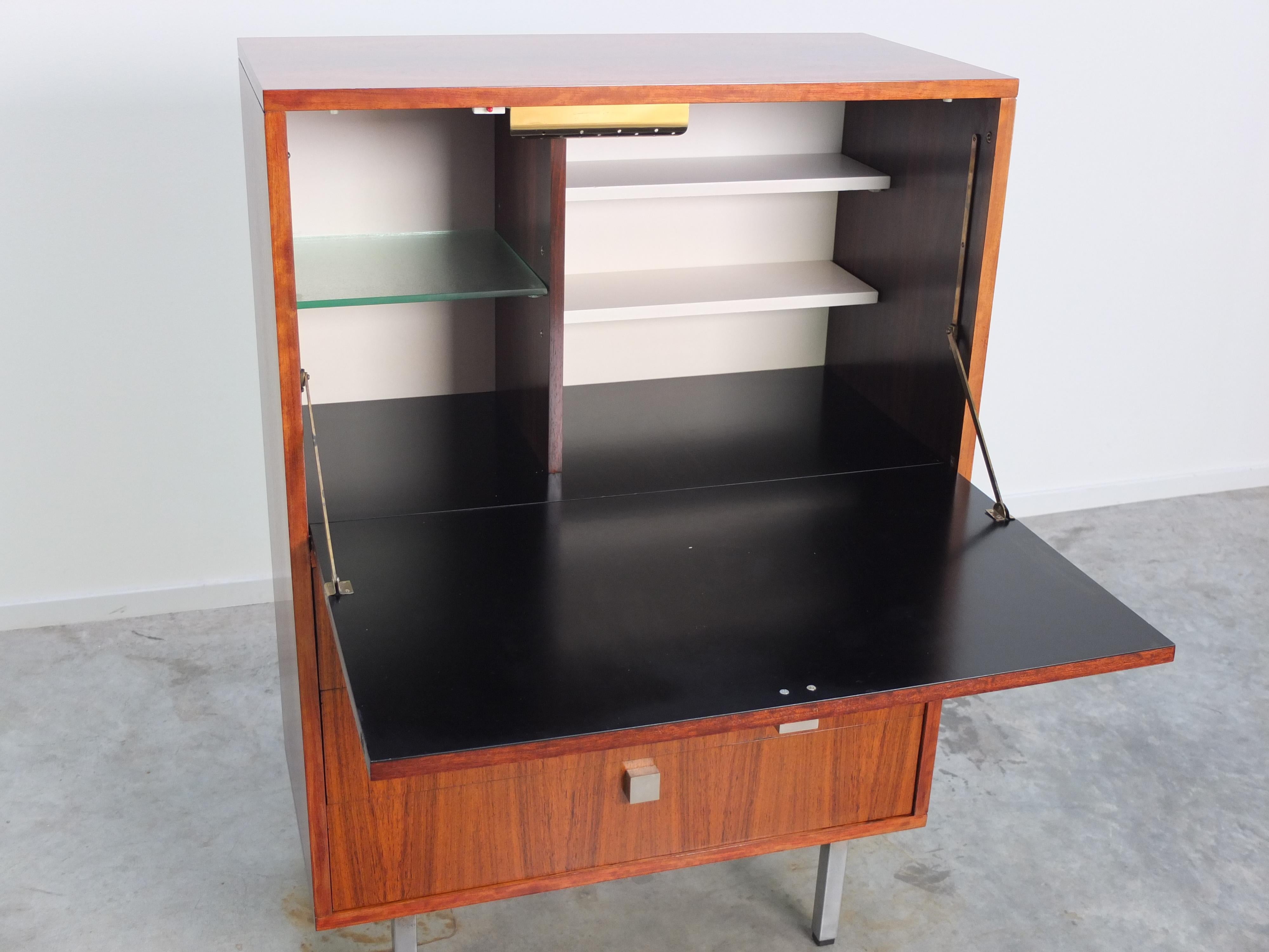 Rosewood Bar Cabinet by Alfred Hendrickx for Belform, 1960s 4