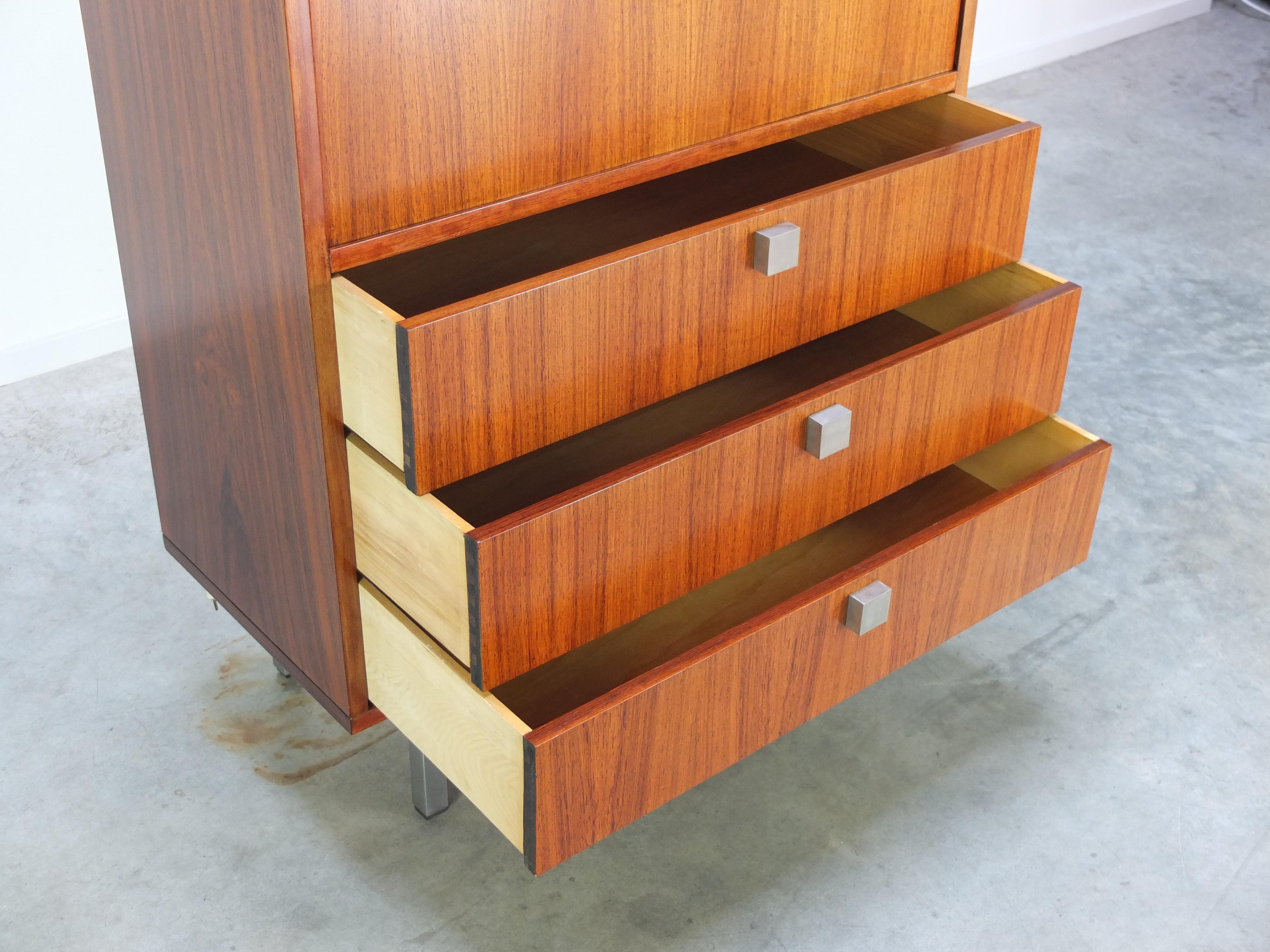 Rosewood Bar Cabinet by Alfred Hendrickx for Belform, 1960s 8