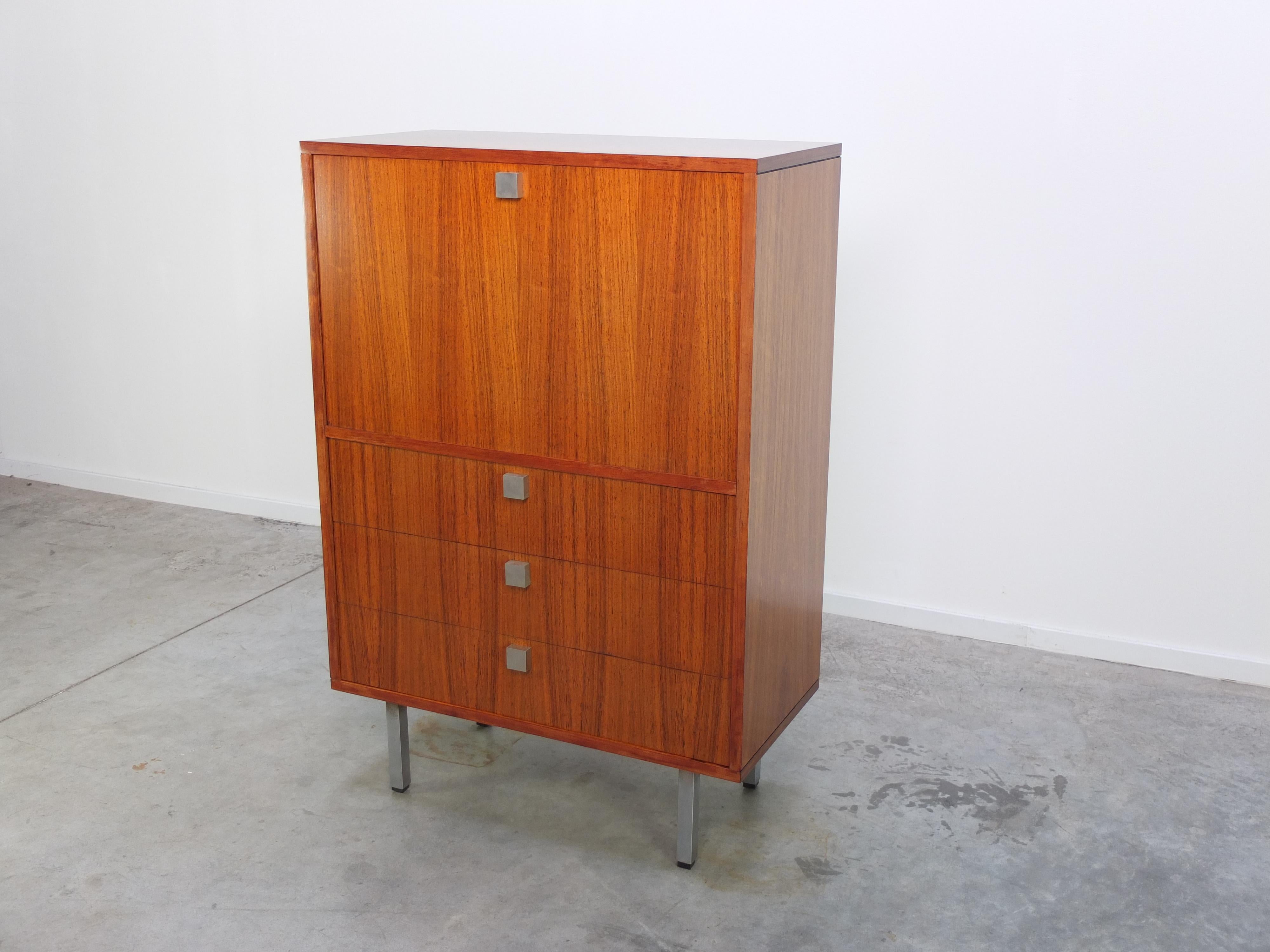 Mid-Century Modern Rosewood Bar Cabinet by Alfred Hendrickx for Belform, 1960s