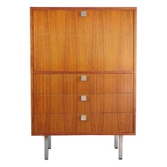 Mobile bar in palissandro di Alfred Hendrickx per Belform, anni '60