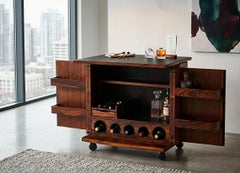 Rosewood Bar Cabinet by Illum Wikkelsø, Danish design, 1960s