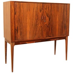 Rosewood bar cabinet by Kurt Østervig for K P Møbler Denmark