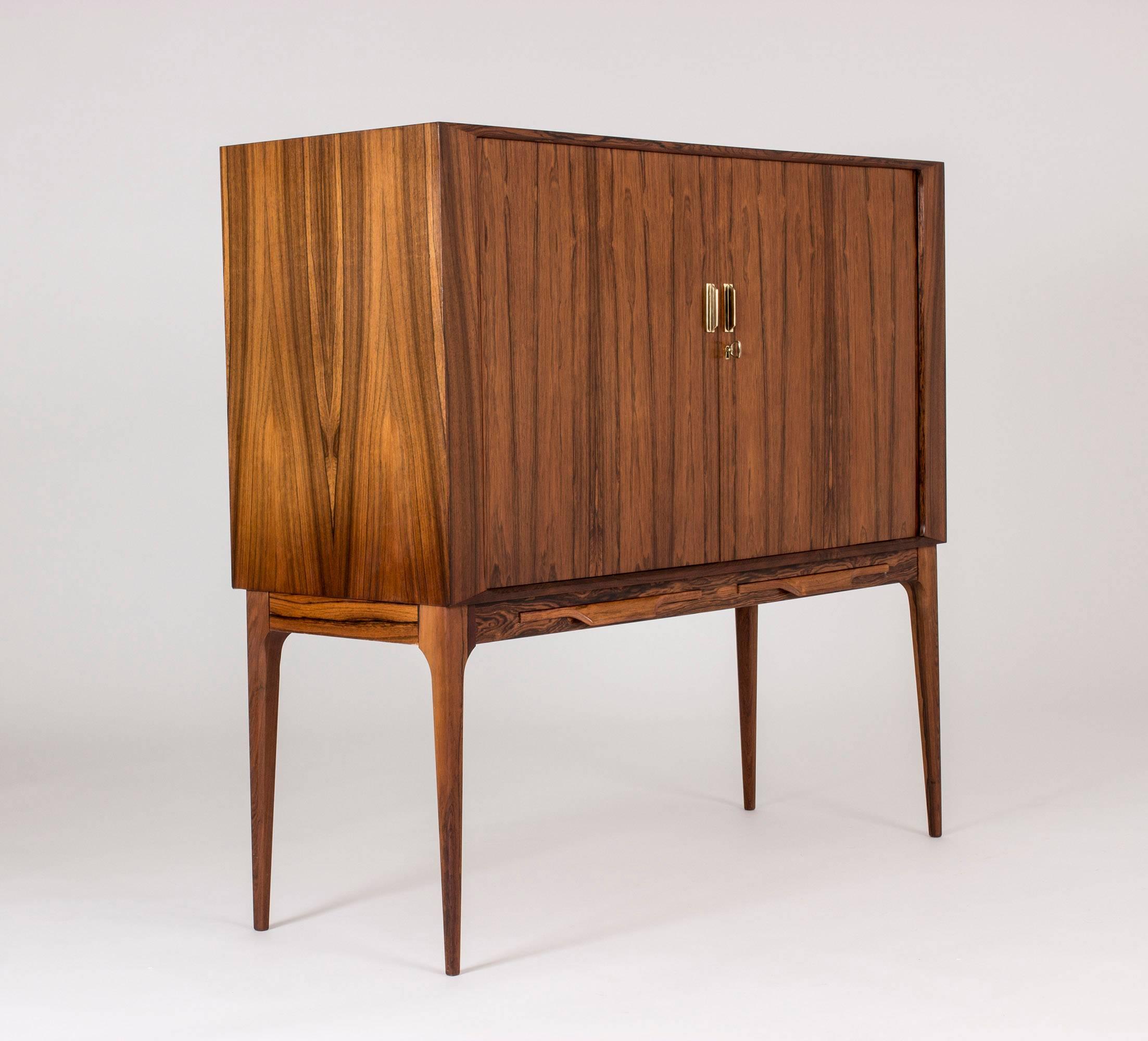 Danish Rosewood Bar Cabinet by Kurt Østervig