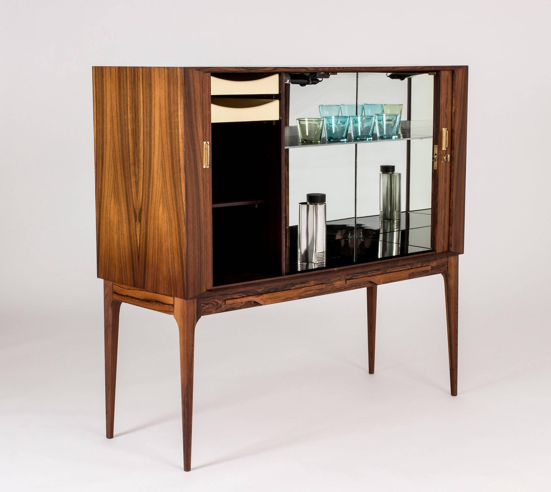 Rosewood Bar Cabinet by Kurt Østervig In Excellent Condition In Stockholm, SE