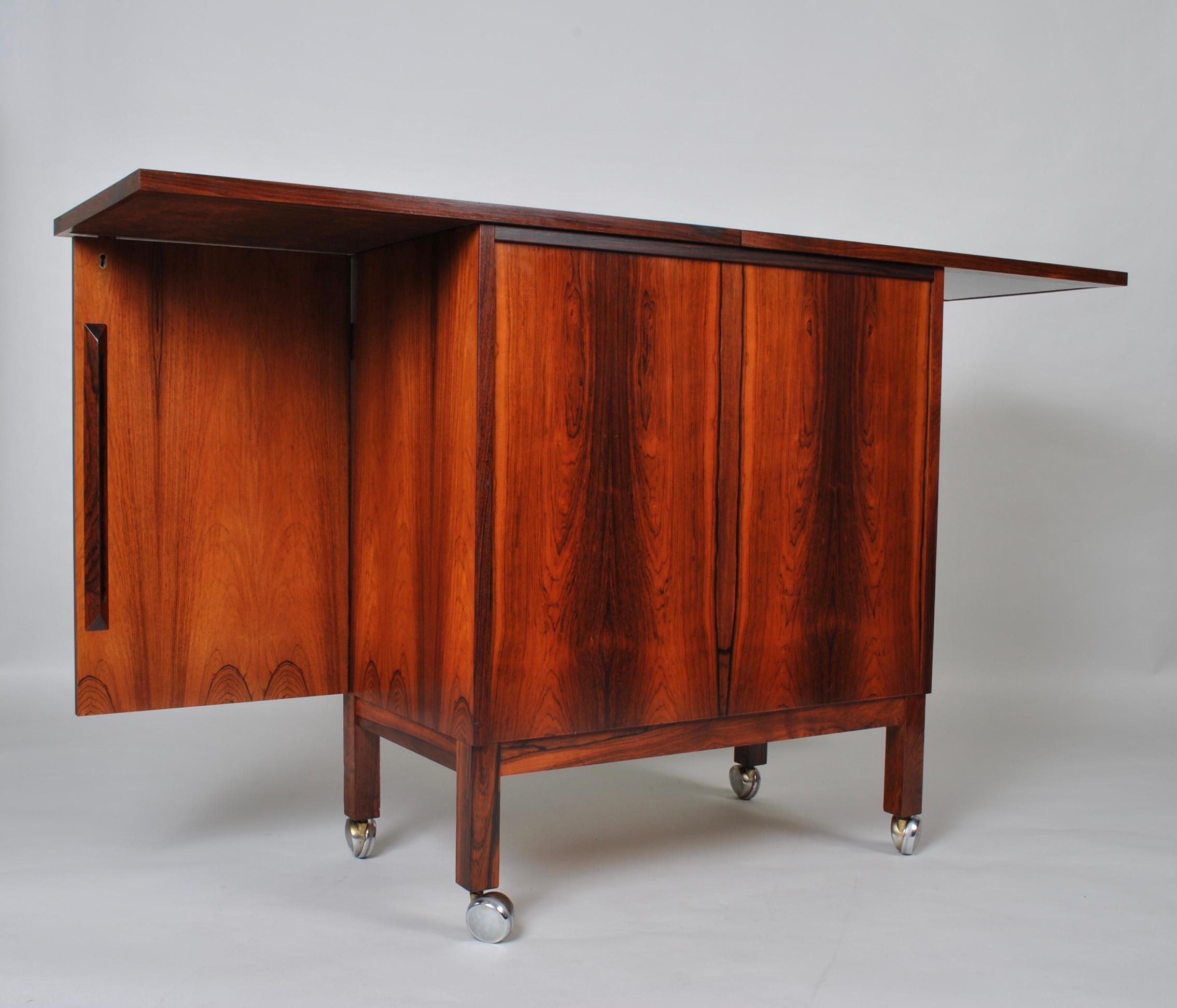 Rosewood Bar Cabinet by Torbjørn Afdal 5