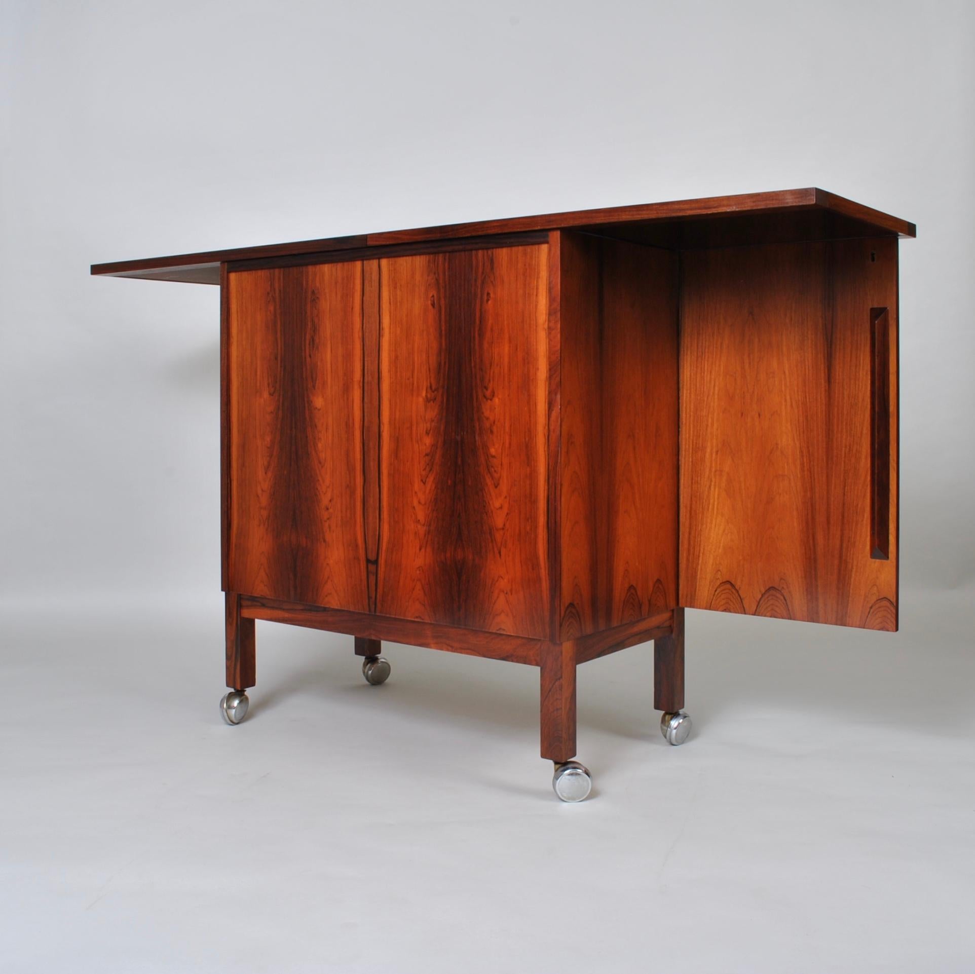 Rosewood Bar Cabinet by Torbjørn Afdal 6