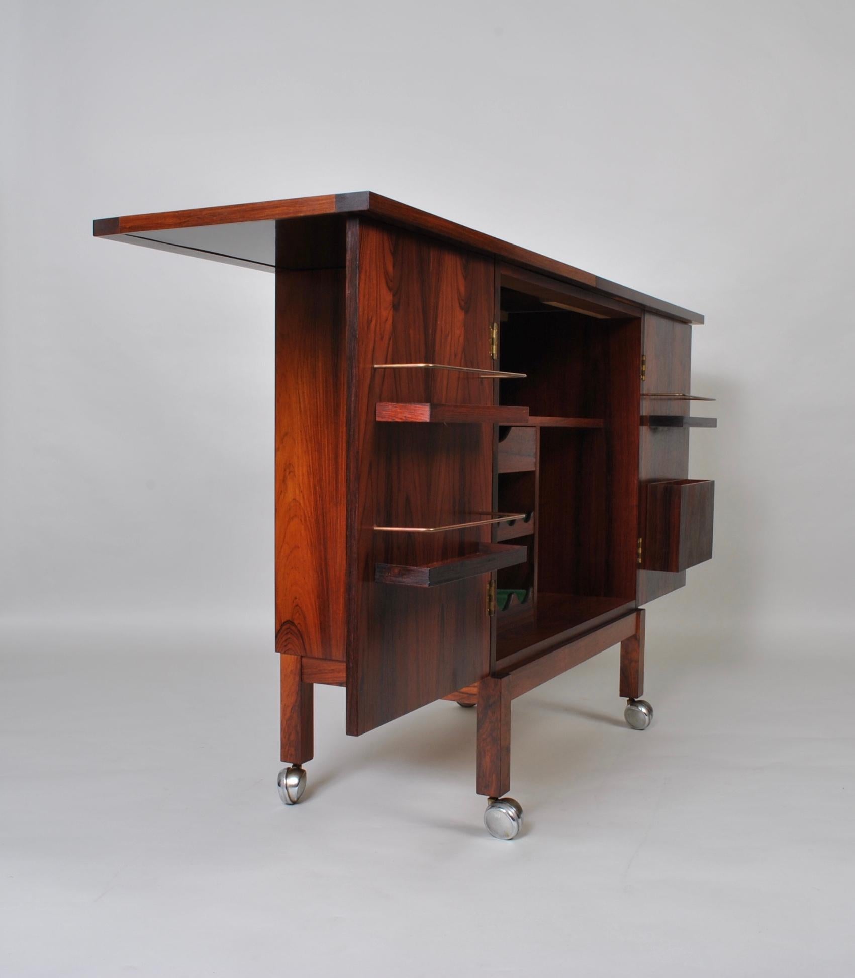 Rosewood Bar Cabinet by Torbjørn Afdal 7
