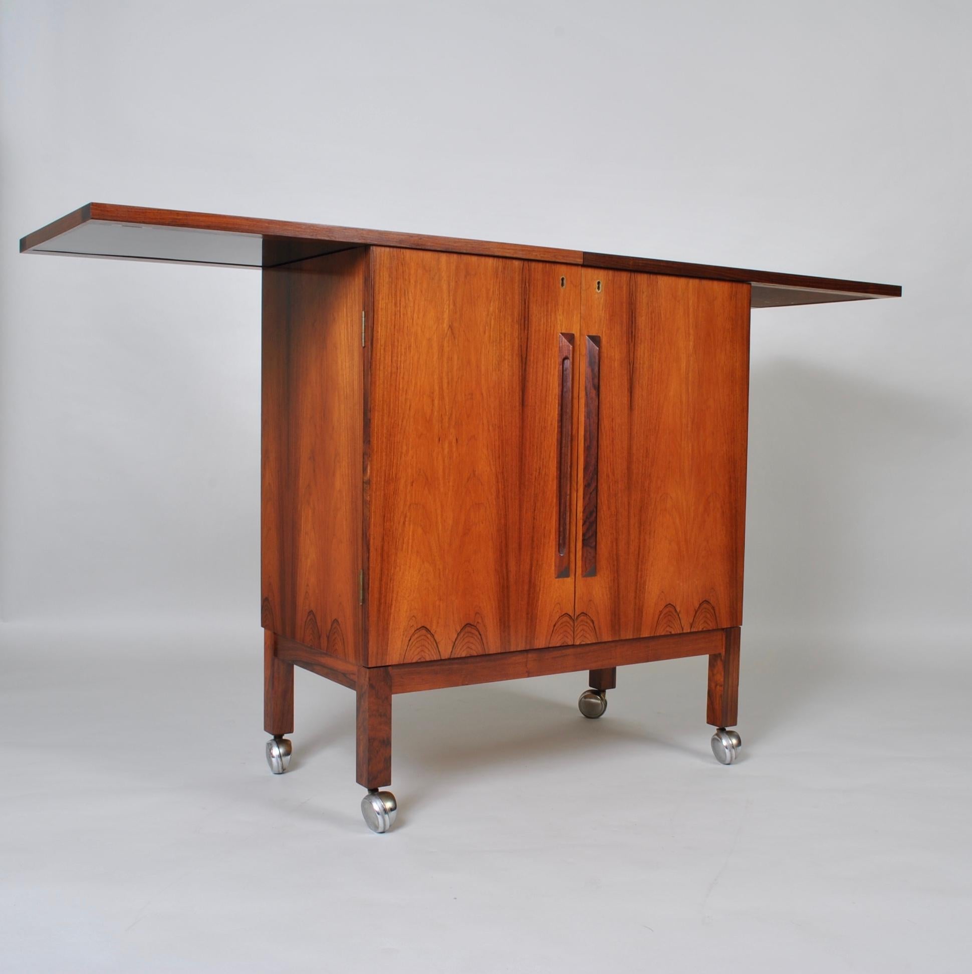 Rosewood Bar Cabinet by Torbjørn Afdal 9