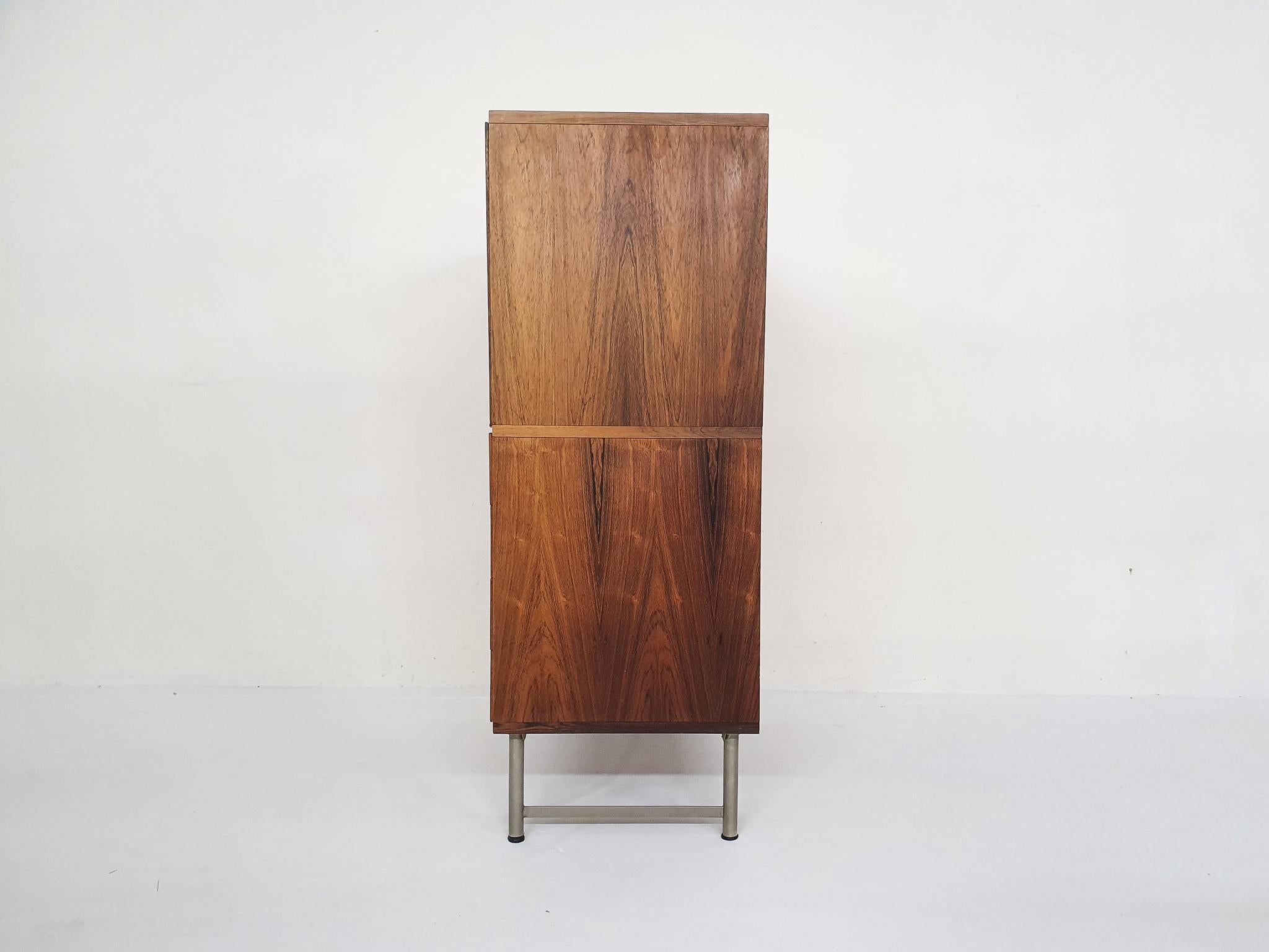 Mid-Century Modern Rosewood Bar Cabinet or Secretaire by Cees Braakman for Pastoe CT69