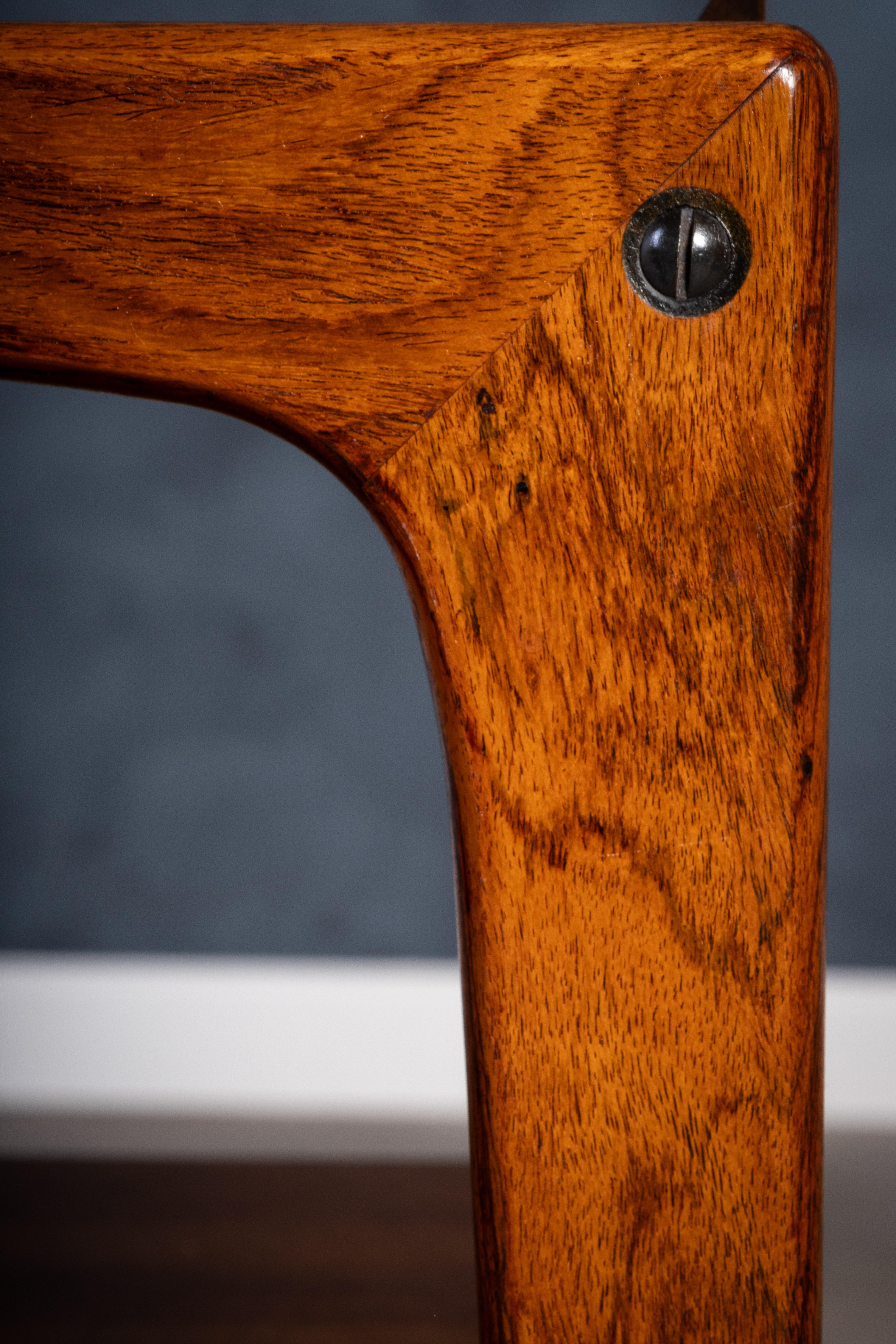 Chariot de bar en bois de rose par Edmund Brouer, Danemark, années 1970 en vente 1