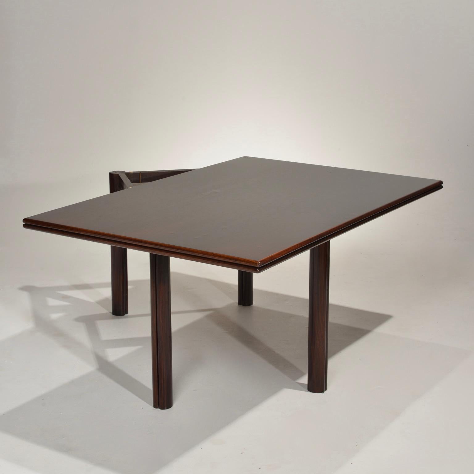 Danish Rosewood Bi-Folding Dining Table, Denmark, c1975 For Sale