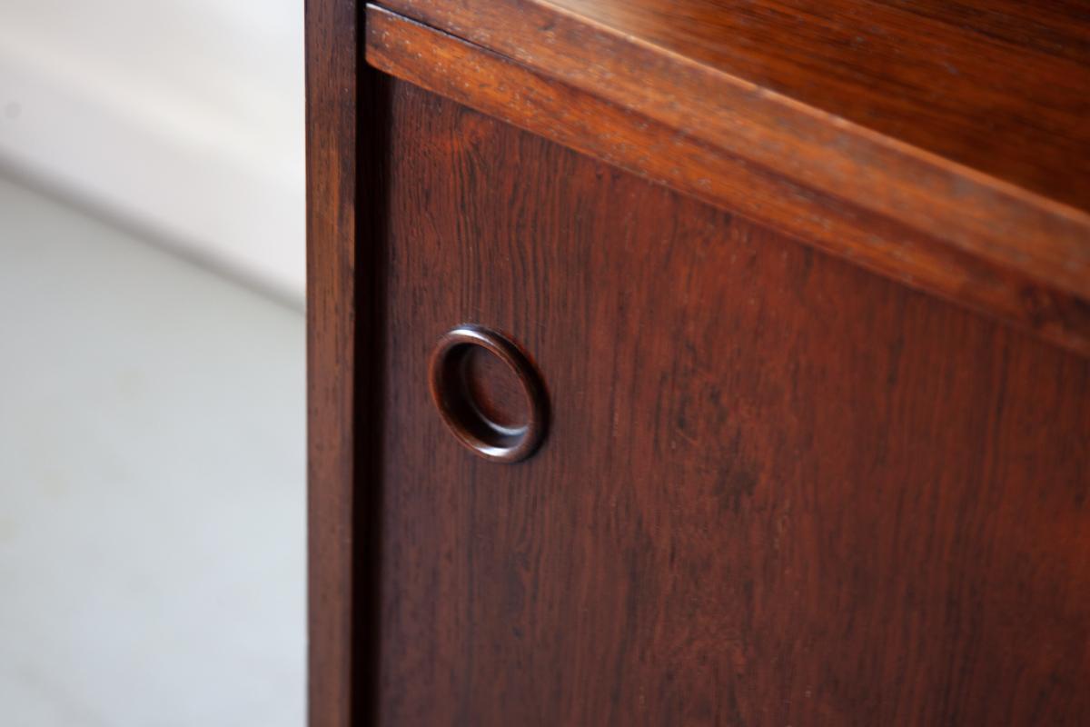 Rosewood Bookcase by Johannes Sorth for Bornholm Mobelfabrik For Sale 2