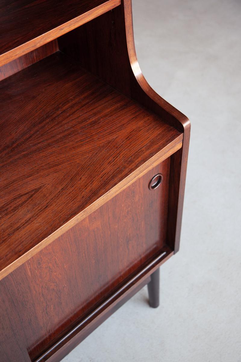 Rosewood Bookcase by Johannes Sorth for Bornholm Mobelfabrik For Sale 3
