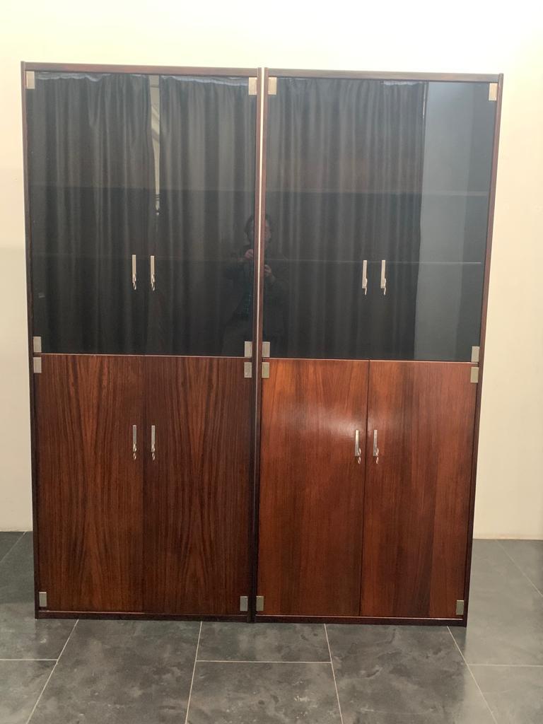 Rosewood Bookcase by Vittorio Introini for Saporiti, 1970s 6